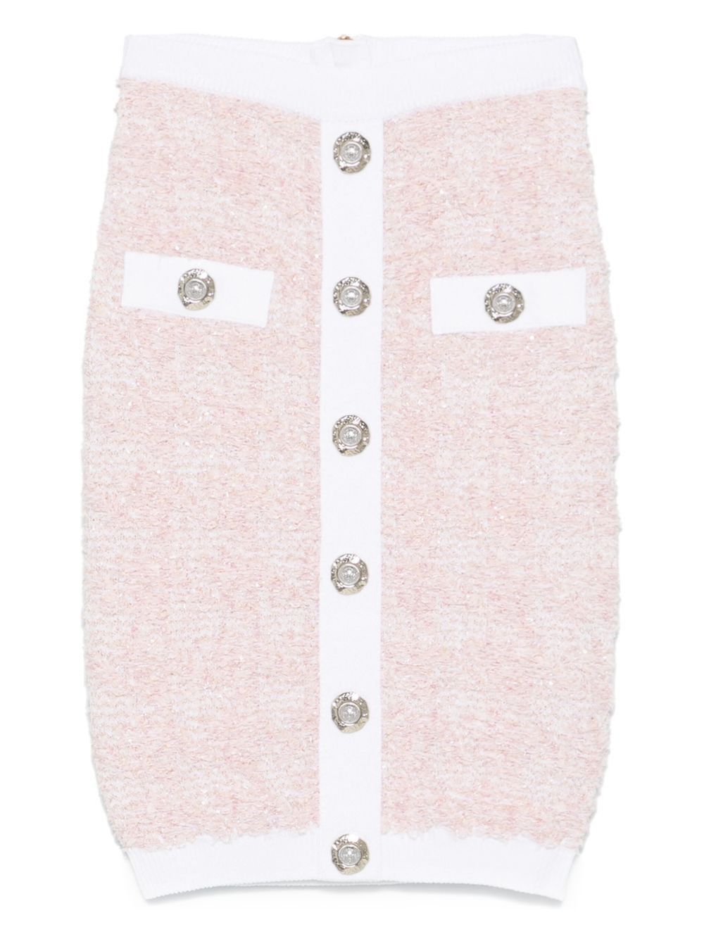 Balmain TWEED SKIRT Size 25" / US 0 / IT 36 - 1 Thumbnail