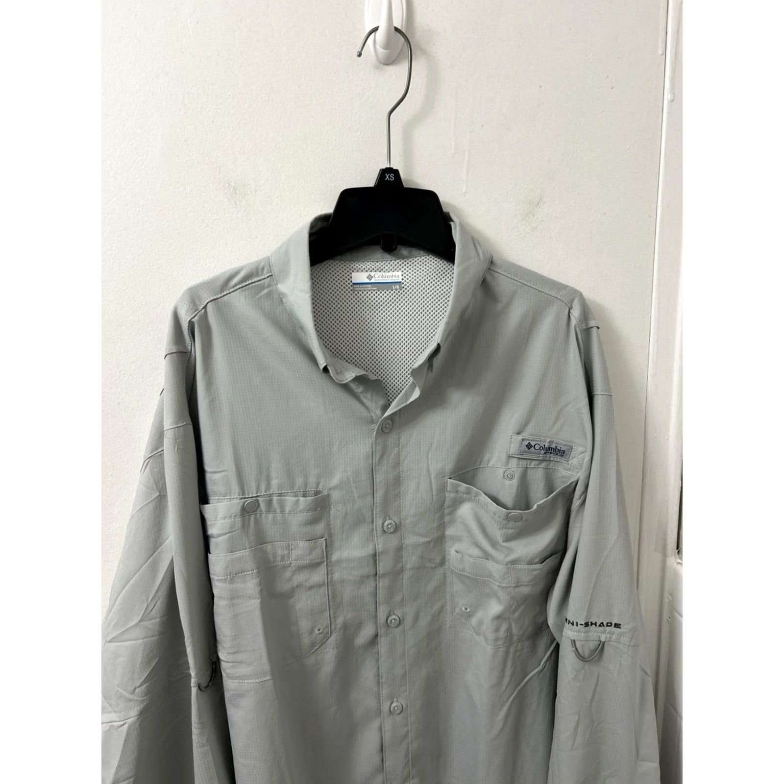 Vintage Columbia PFG Shirt Mens Large Gray Tamiami Omni-Shade Outdoor Fishing L/S Size US L / EU 52-54 / 3 - 2 Thumbnail