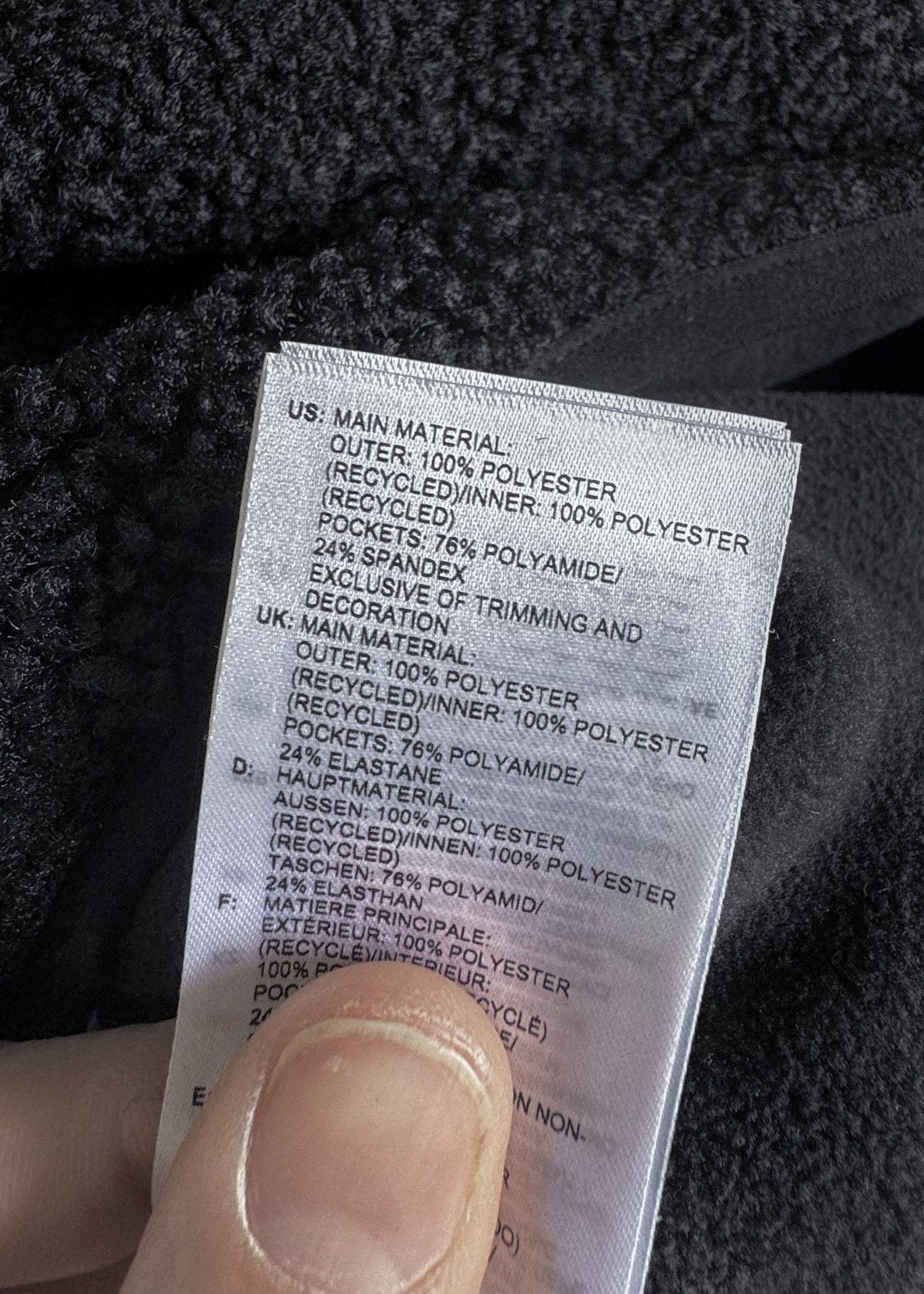Fear of God Fear Of God Athletics Black Half Zip Polar Fleece Sweater Size US M / EU 48-50 / 2 - 11 Thumbnail