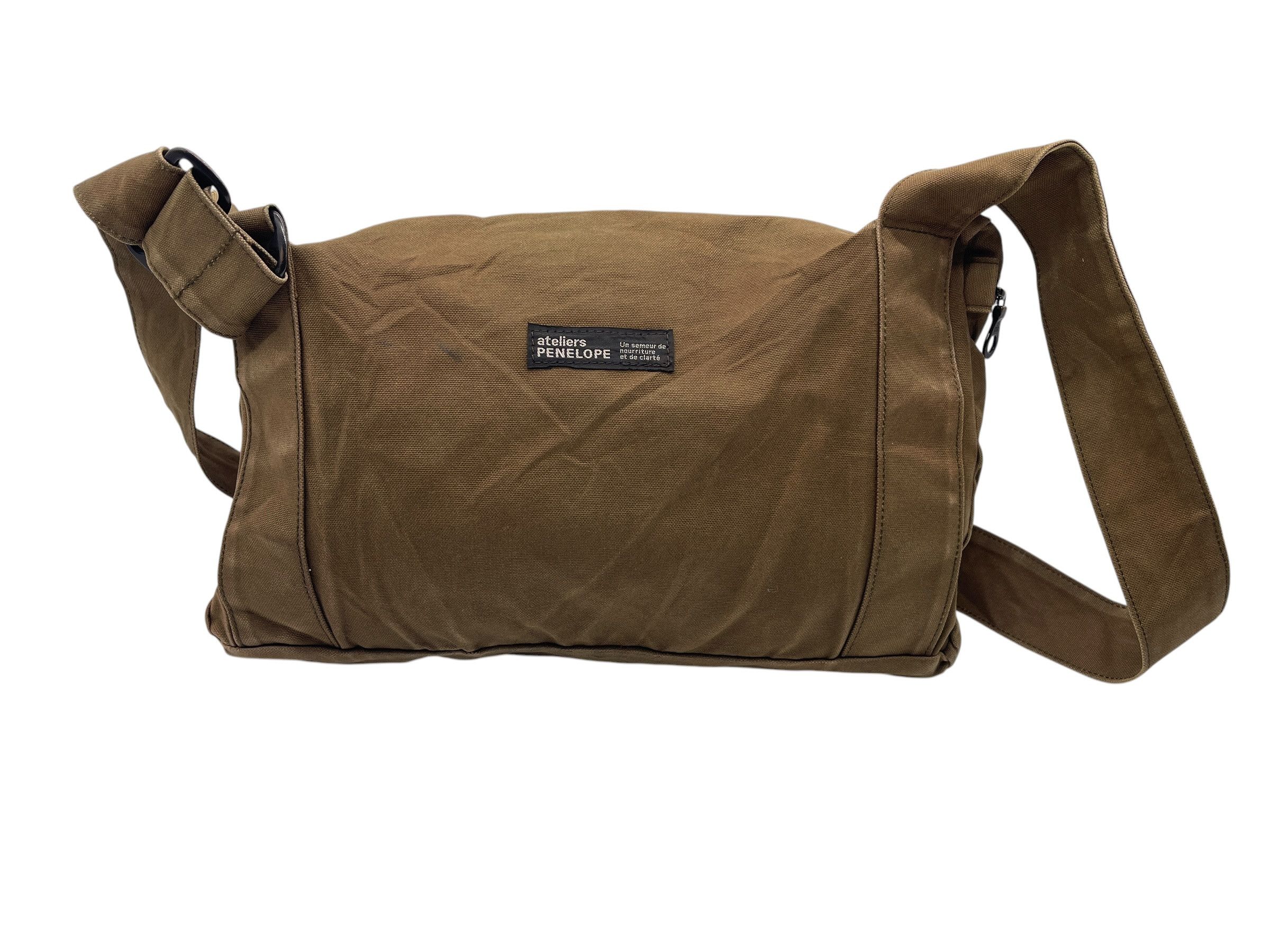 Japanese Brand Ateliers Penelope Canvas Shoulder Bag Size ONE SIZE - 3 Thumbnail