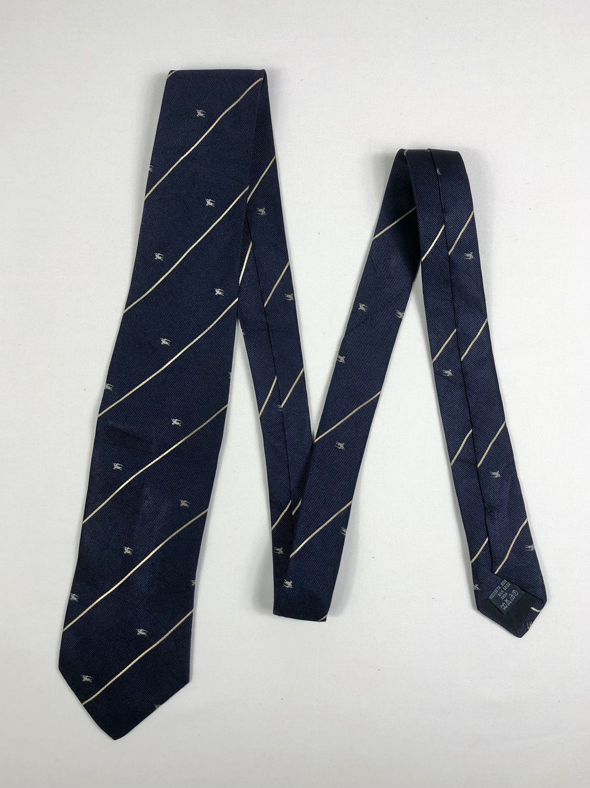Burberry Rare Burberry London Silk Tie Made in Italy Size ONE SIZE - 2 Thumbnail