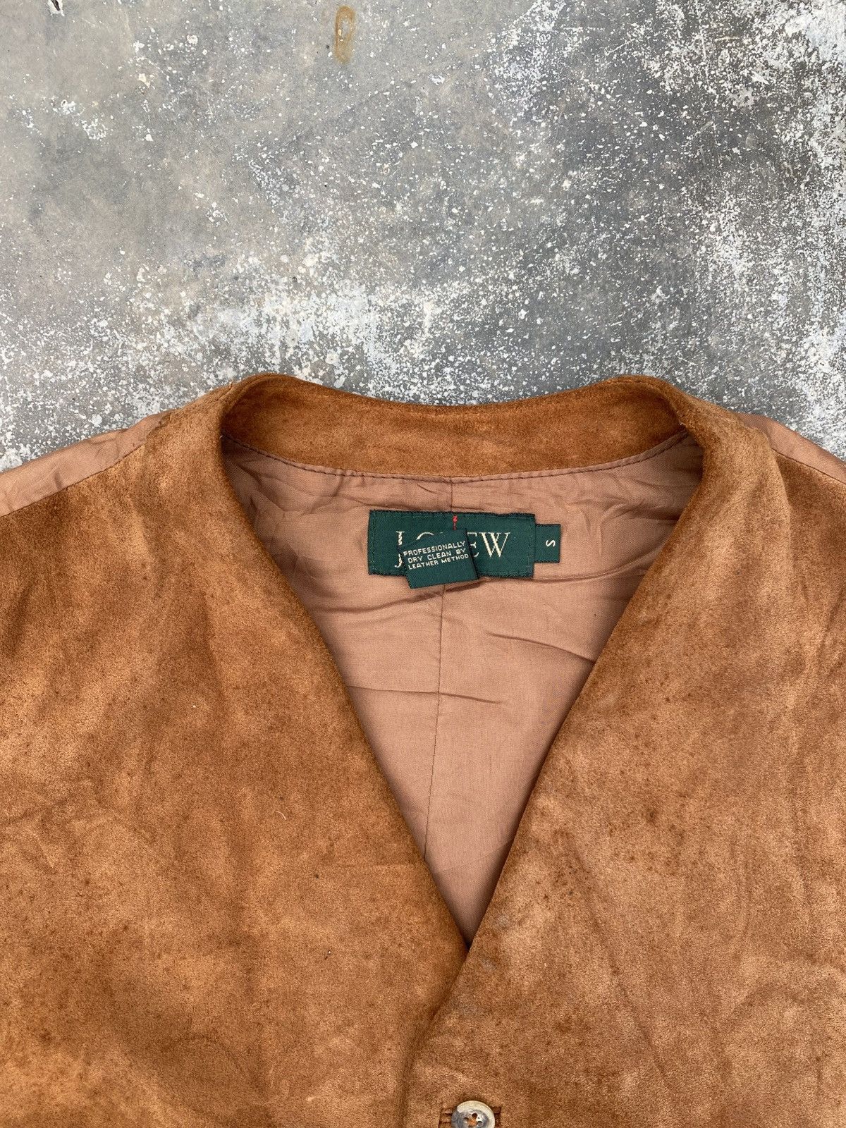 J.Crew × Vintage JCrew cow leather waistcoat Size US S / EU 44-46 / 1 - 8 Thumbnail