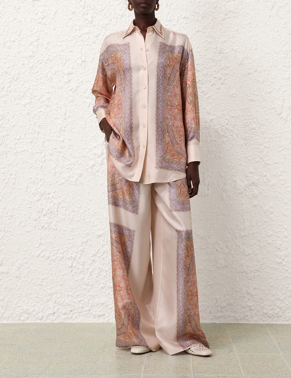 Zimmermann o1s22i1n1024 Silk Pants in Multicolor Size 27" / US 4 / IT 40 - 2 Thumbnail