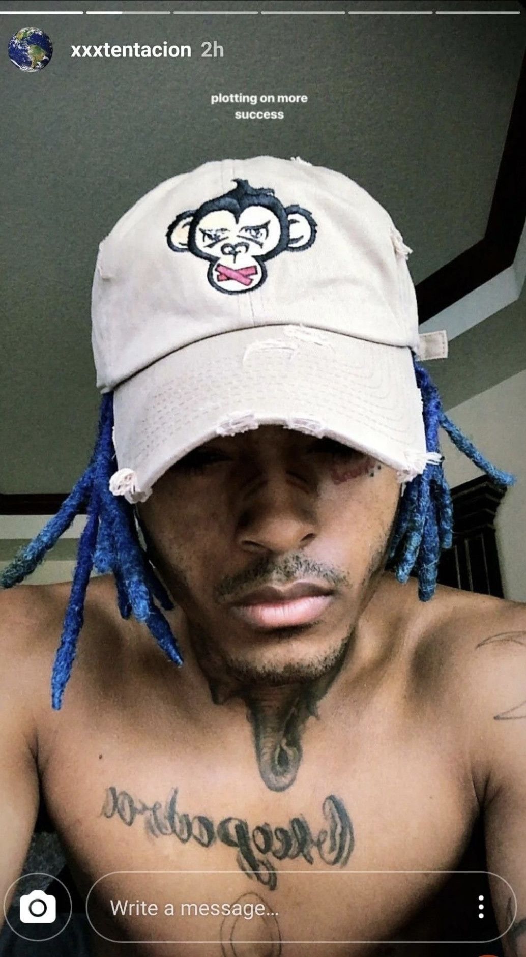 Revenge XXXTENTACION Granary Tan Trap2four7 Hat | Grailed