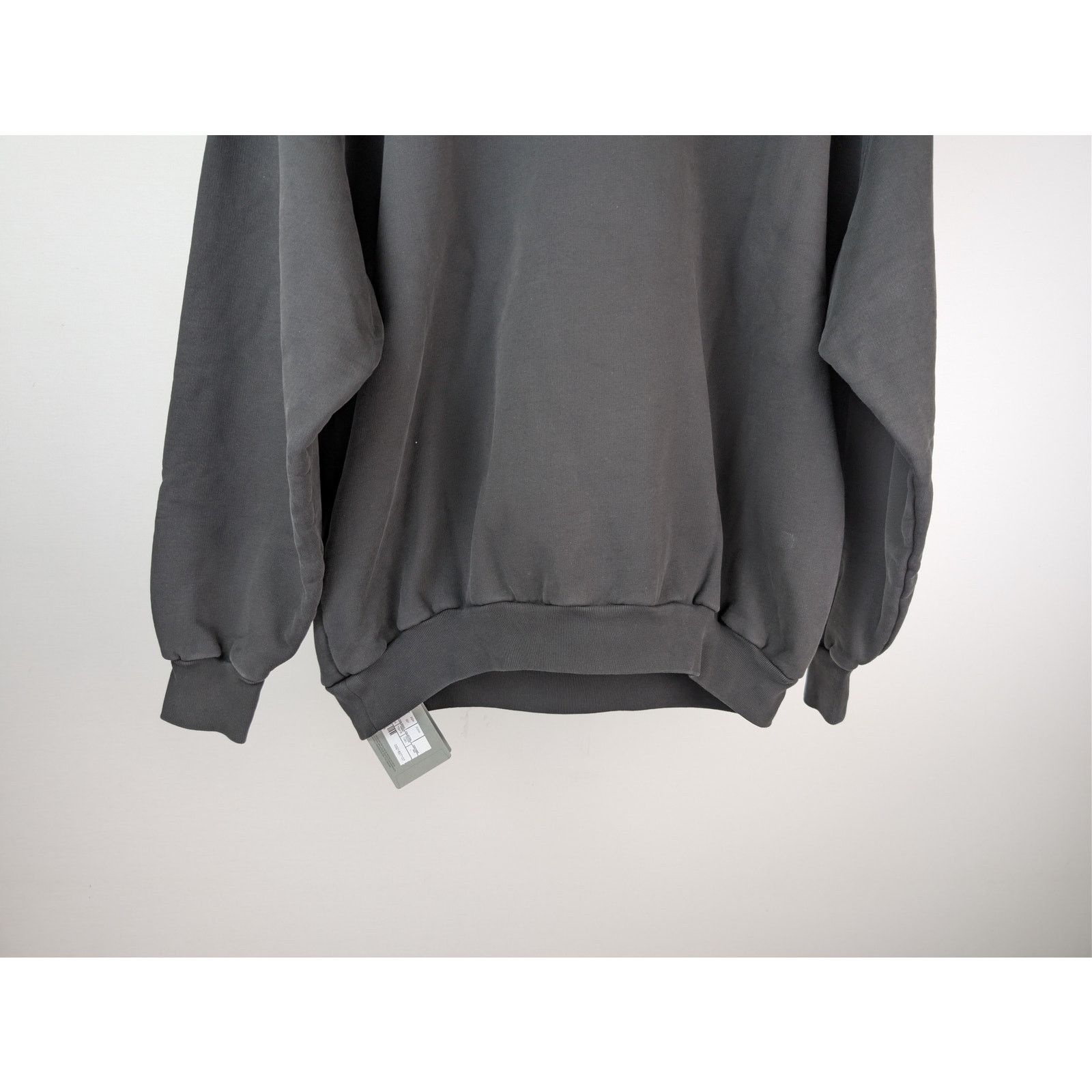 Balenciaga o1rshd1 Q:2/ Activewear Molleton Archetype Large Fit Hoodie Size US S / EU 44-46 / 1 - 12 Thumbnail