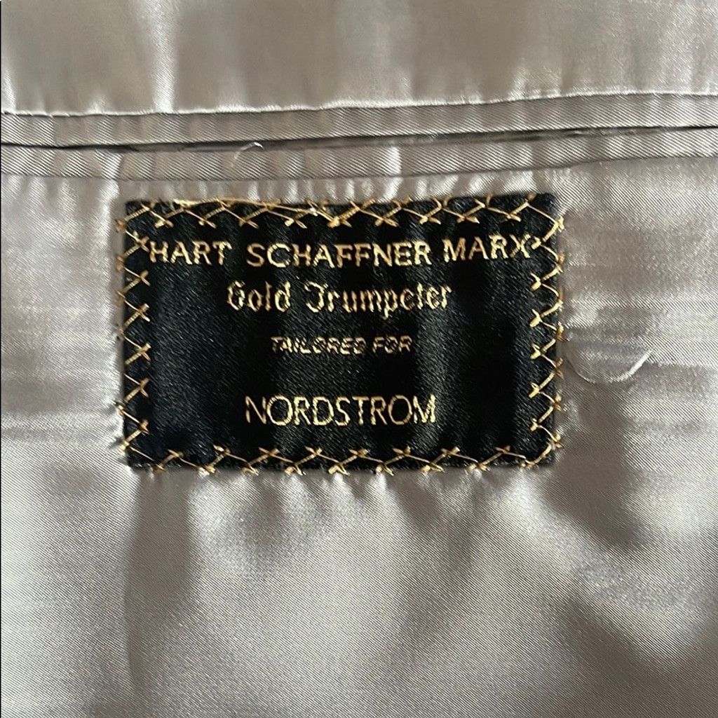 Hart Schaffner Marx Hart Shaffner Marx Men's Light Olive Suit 44L 36/29 Size 44L - 3 Thumbnail