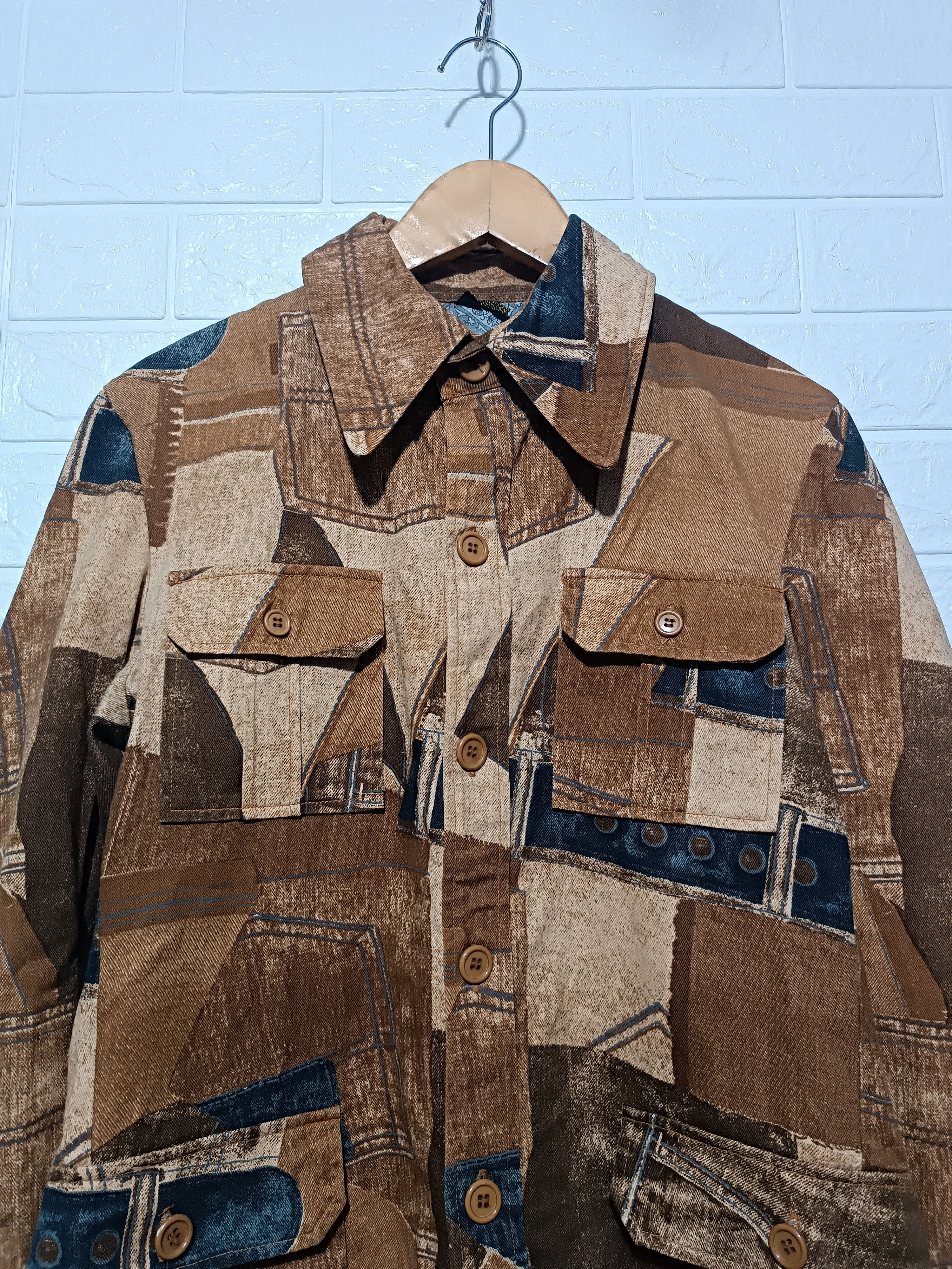 Japanese Brand Vintage Fake Patchwork Denim Size US M / EU 48-50 / 2 - 3 Thumbnail