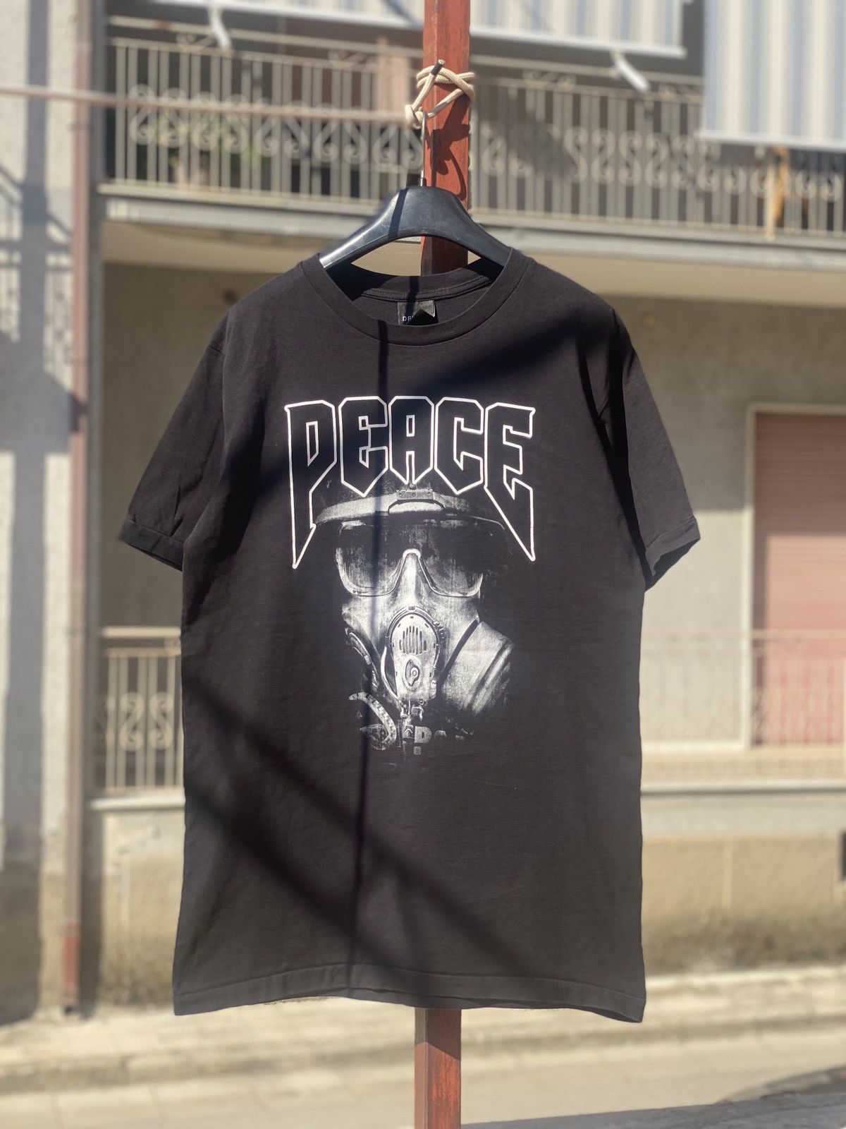 Defend Paris Men s Defend Paris Peace black print t shirt tee Size L Grailed