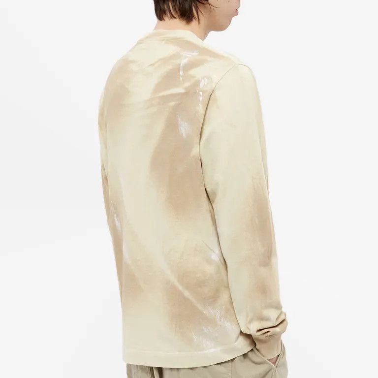 1017 ALYX 9SM Beige Tie Dye Double Logo Long Sleeve T-Shirt Size US S / EU 44-46 / 1 - 4 Thumbnail