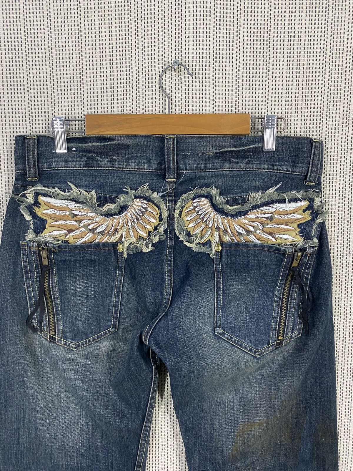 Seditionaries Oririn jeans japanase brand emboidery denim Size US 34 / EU 50 - 5 Thumbnail