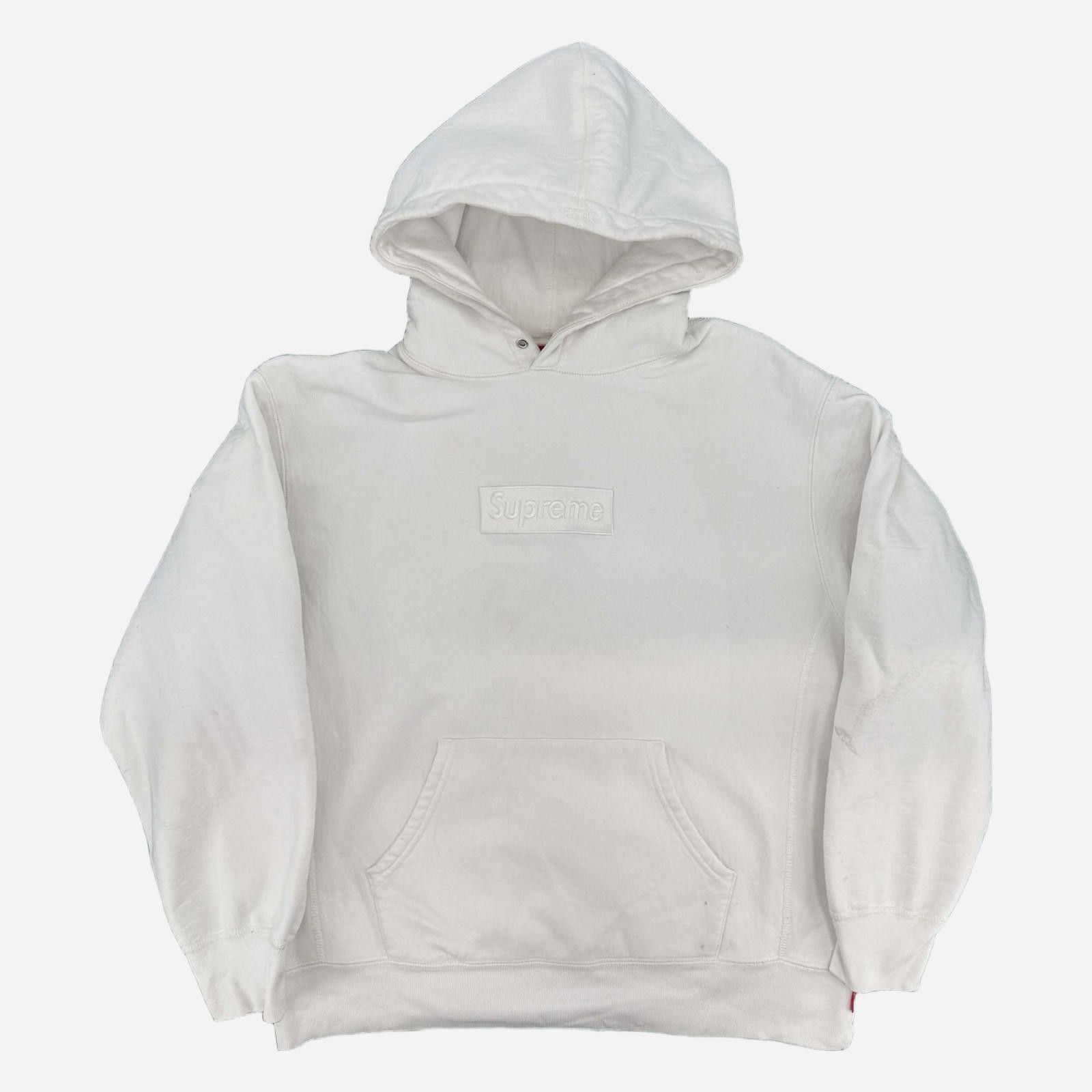 Supreme Box Logo Hooded Sweatshirt (FW23) White