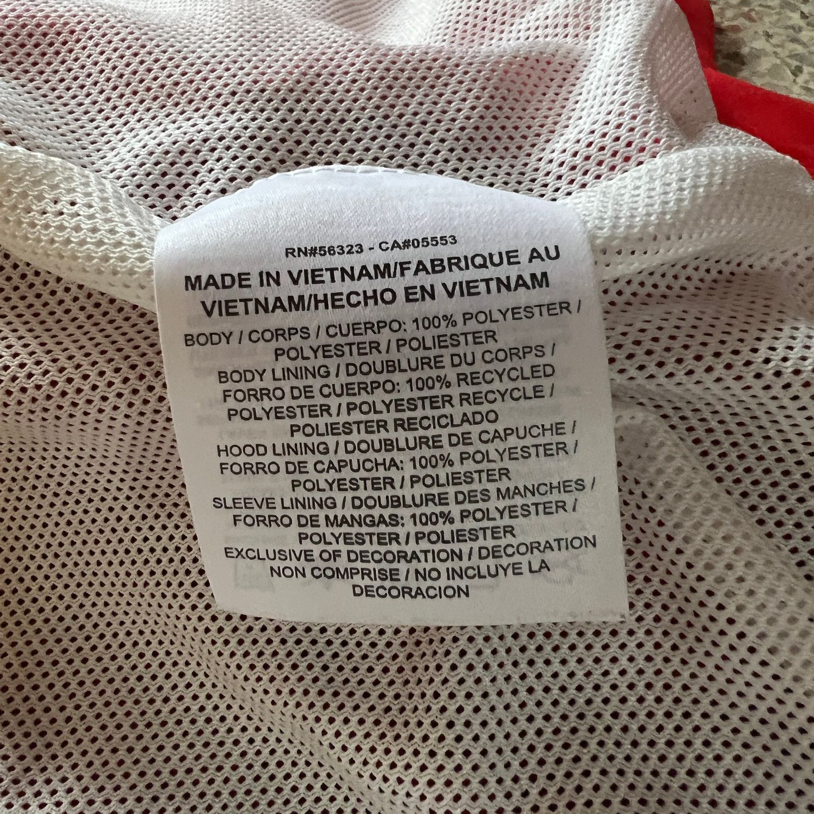 Nike Nike Windrunner Hooded Windbreaker Jacket Red White Size S / US 4 / IT 40 - 5 Thumbnail