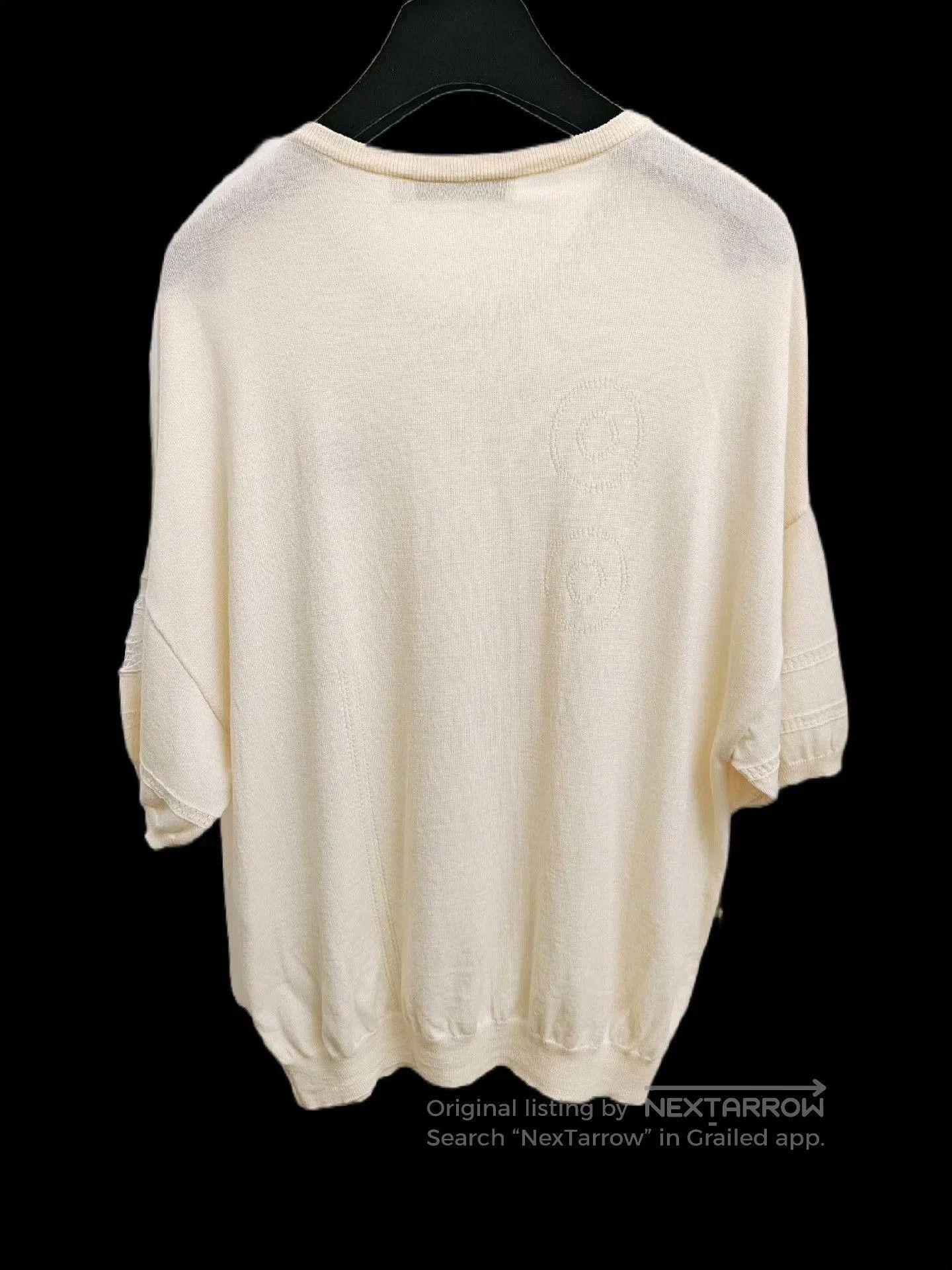 Dior dior logo wool top in beige color. Size US M / EU 48-50 / 2 - 2 Thumbnail