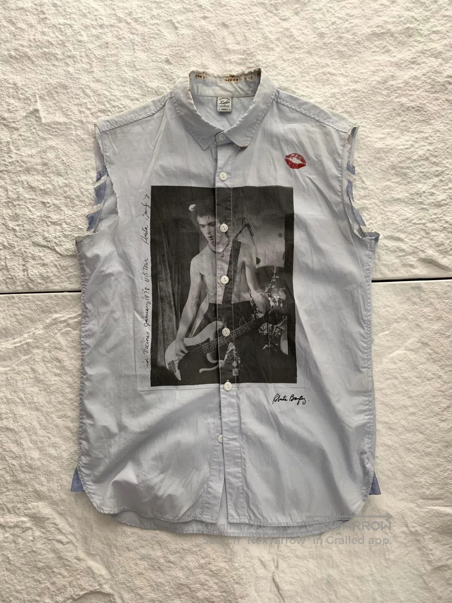 Neighborhood Neighborhood Burned Lip Print Shirt Vest Remake. Size US S / EU 44-46 / 1 - 1 Thumbnail