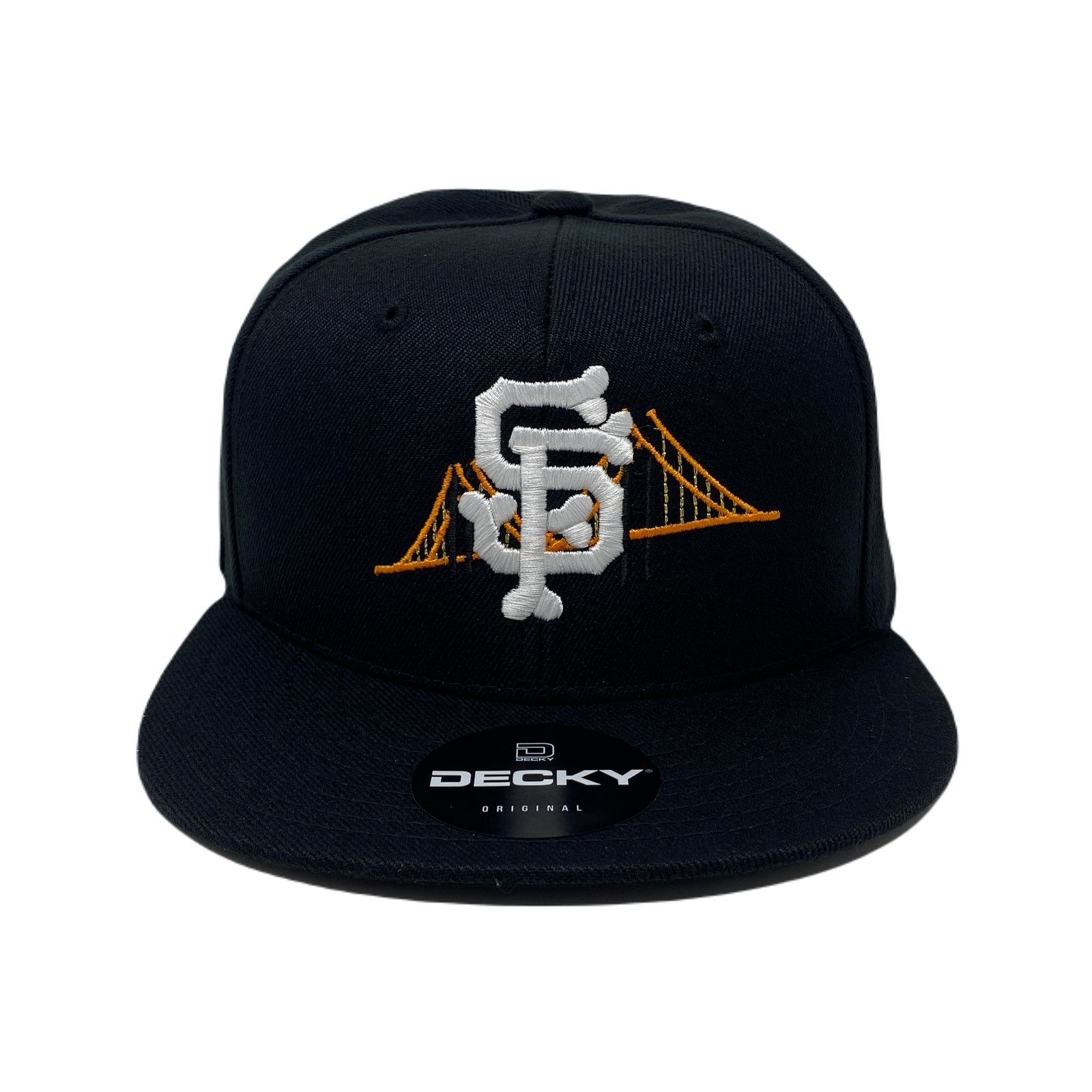 Other San Francisco Bone Bridge Snapback Hat All Black Size ONE SIZE - 4 Thumbnail