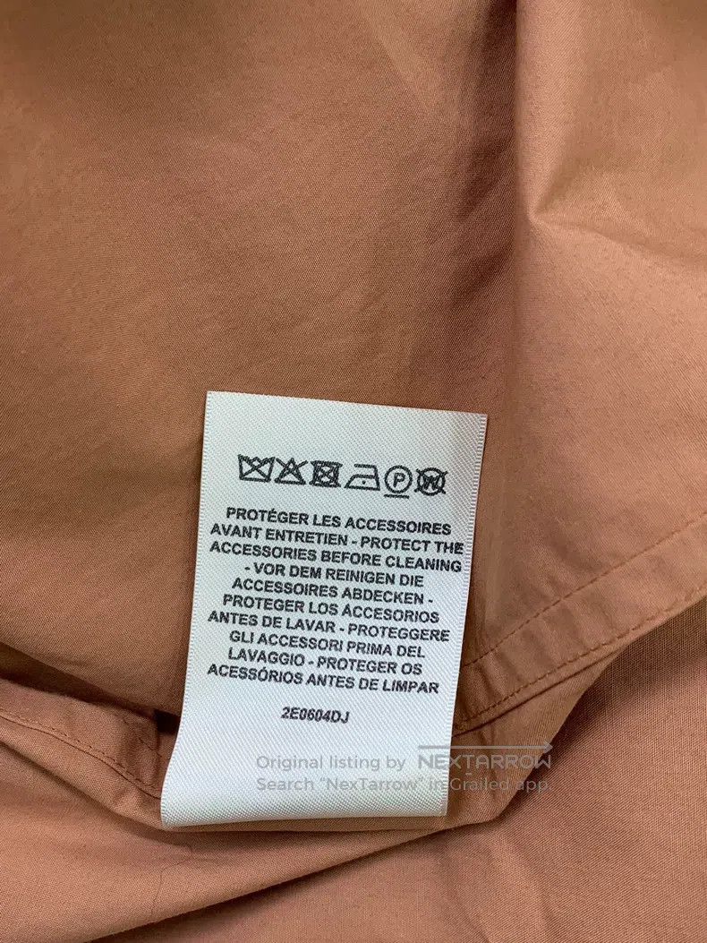 Hermes Hermes Drawstring pig nose button shirt Size XS / US 0-2 / IT 36-38 - 5 Thumbnail