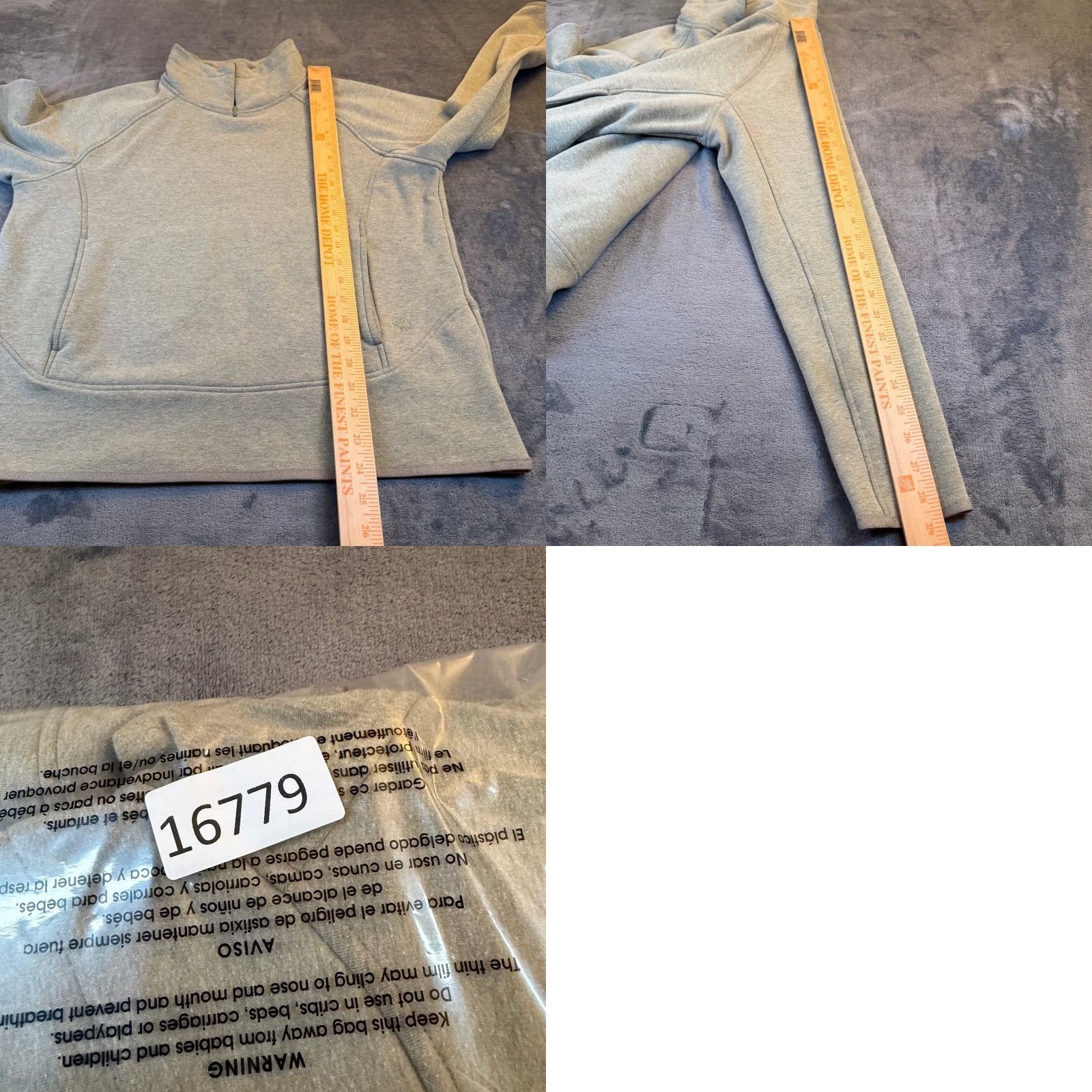 Mountain Hardwear Mountain Hardwear Sweatshirt Pullover Green L Womens Regular Long Sleeve 1/4 Zip Fleece Pockets Mock Neck Golf? Size L / US 10 / IT 46 - 8 Thumbnail