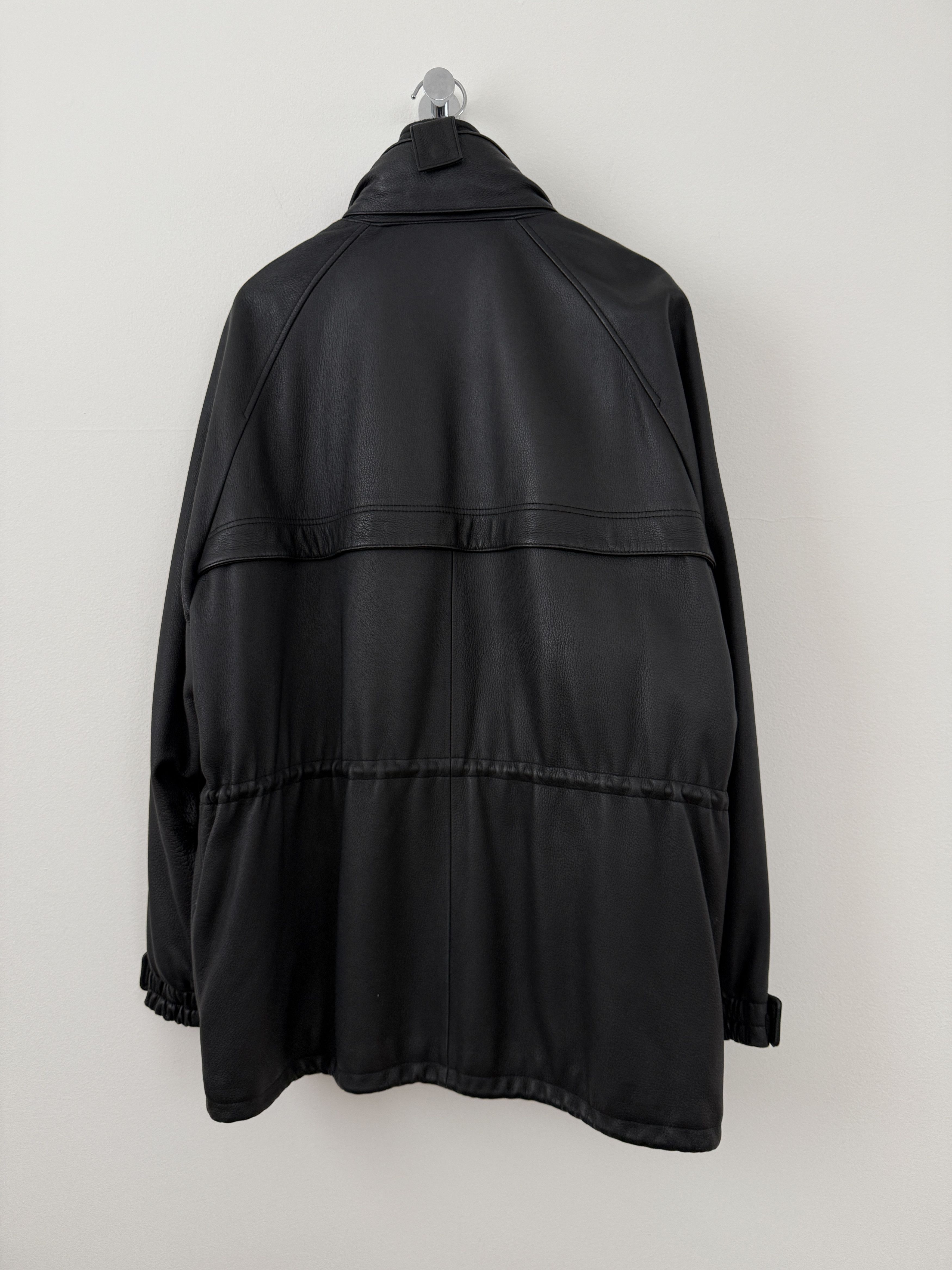 Loro Piana Leather Cashmere Lined Jacket Size US XXL / EU 58 / 5 - 3 Thumbnail