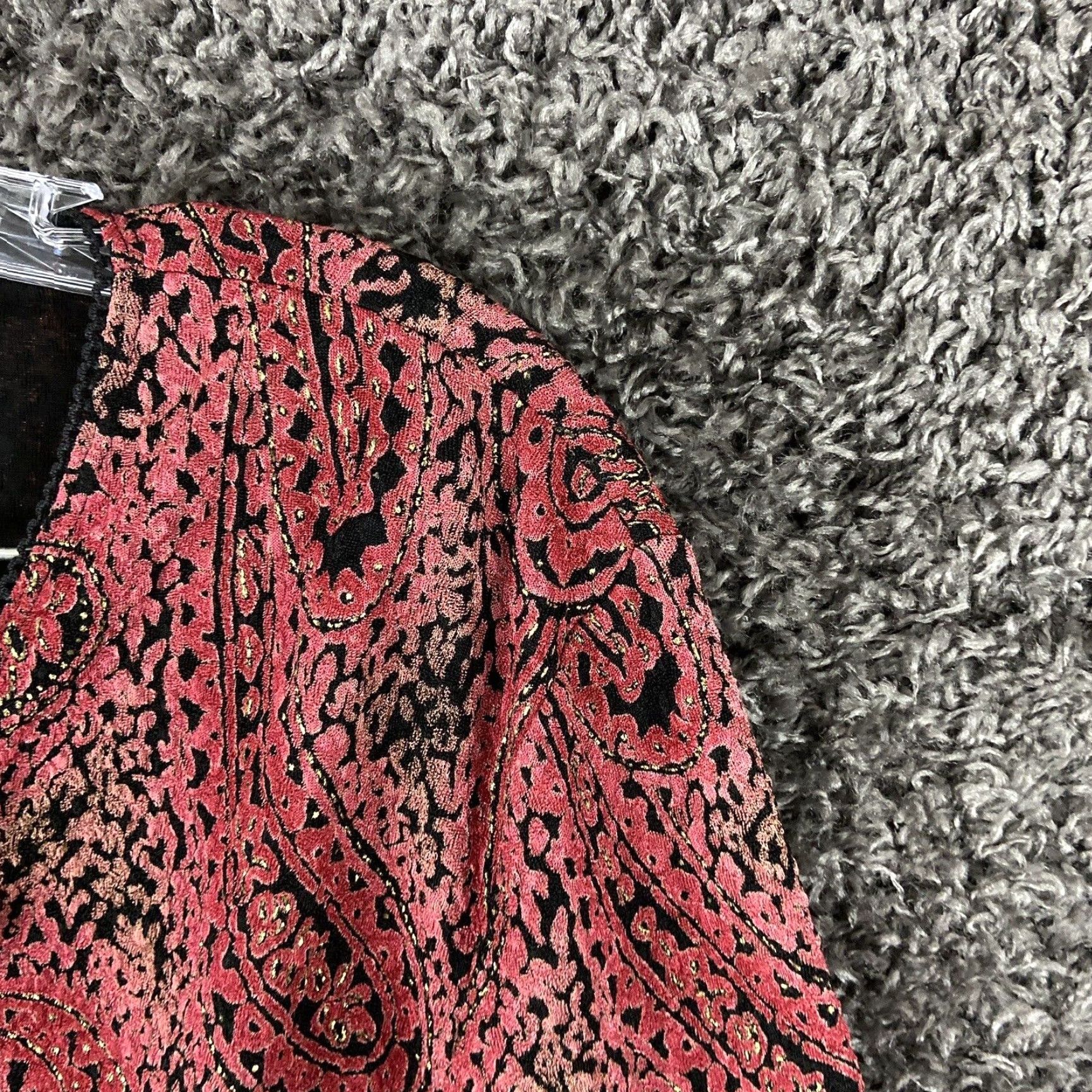 Pinko East 5th Blouse Women's Large Pink Paisley 3/4 Sleeve Womens Size L / US 10 / IT 46 - 4 Thumbnail