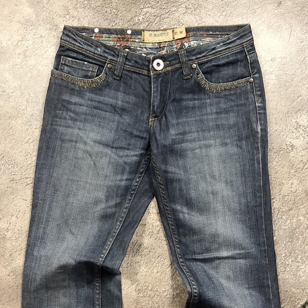 Japanese Brand vintage Faded Jeans japan distressed denim spring pants 90s Size 30" / US 8 / IT 44 - 3 Thumbnail