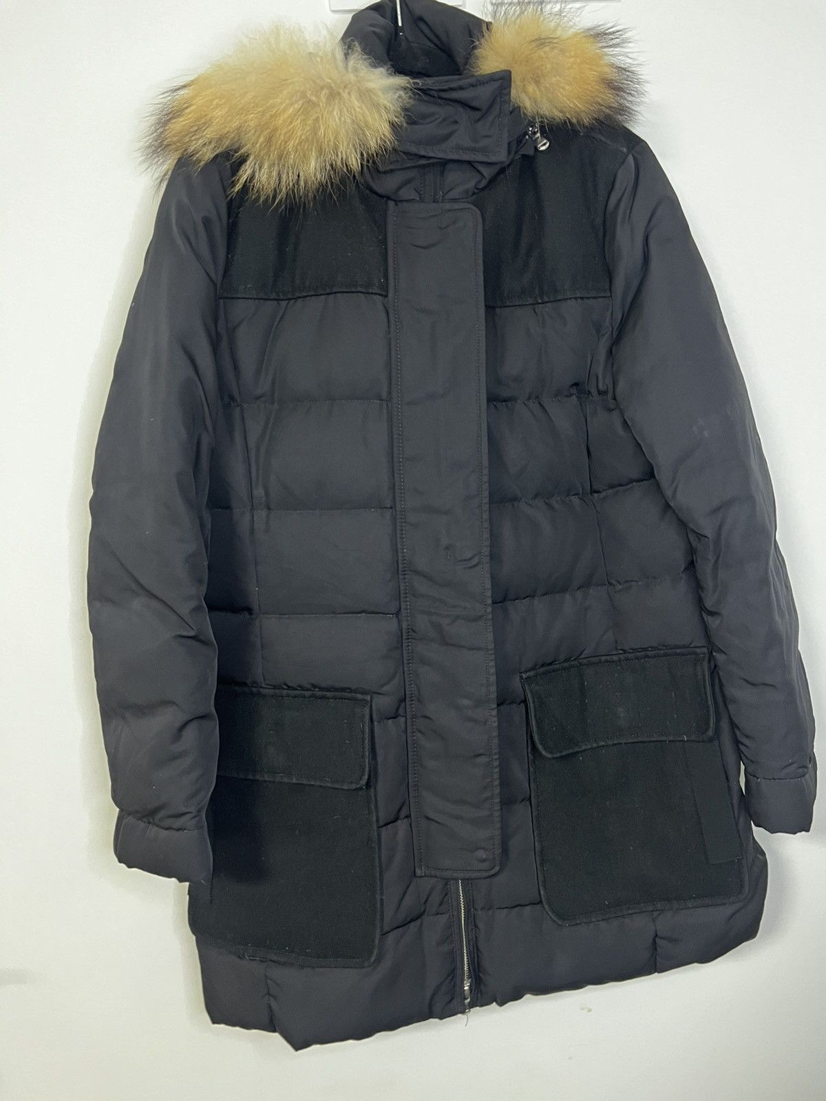 Max Mara Max mara nylon puffer parka black filled down L Size L / US 10 / IT 46 - 3 Thumbnail