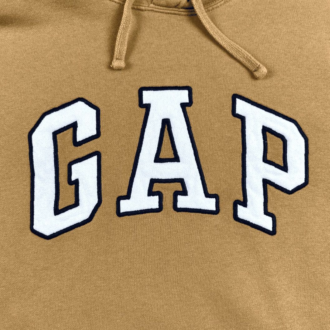 Gap Gap Sweater Adult EXTRA LARGE Brown Stitched Spell Out Hoodie Pullover Camel Mens XL Brown Gap Sweater Hoodie Pullover Size US XL / EU 56 / 4 - 2 Thumbnail