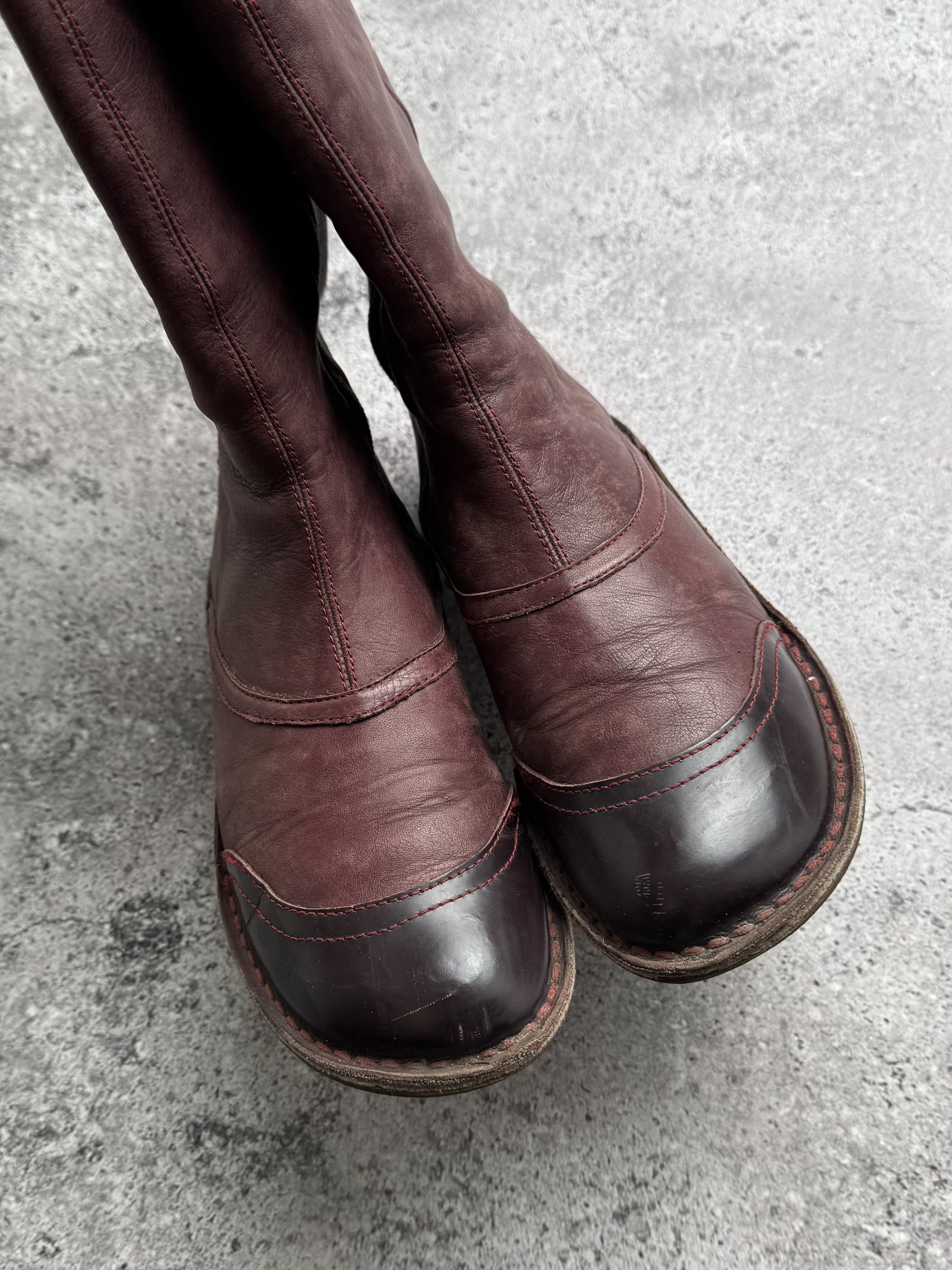 Camper Camper Vintage Faded Leather Boots C2(V497)E8 Size US 7 / IT 37 - 8 Thumbnail