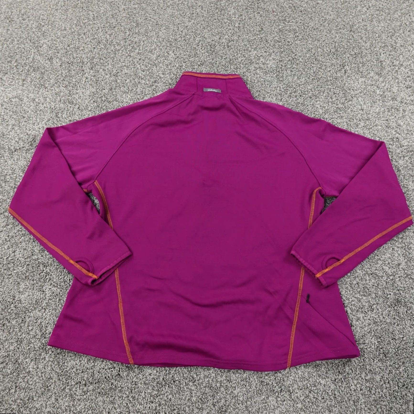 Vintage Cabela's Sweater Womens XL Purple Zip Pullover Mock Sweatshirt Outdoor Casual Size XL / US 12-14 / IT 48-50 - 7 Thumbnail