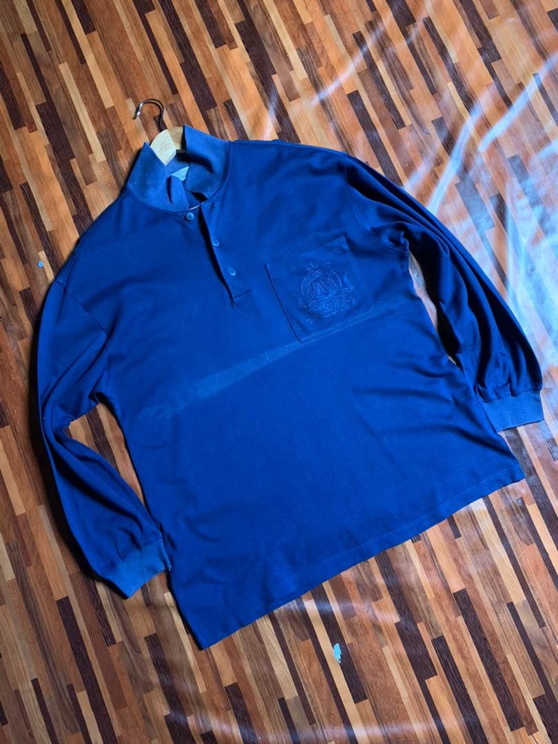 Vintage e31 Archival Vintage Raika Japanese navy blue polo Size US L / EU 52-54 / 3 - 8 Thumbnail