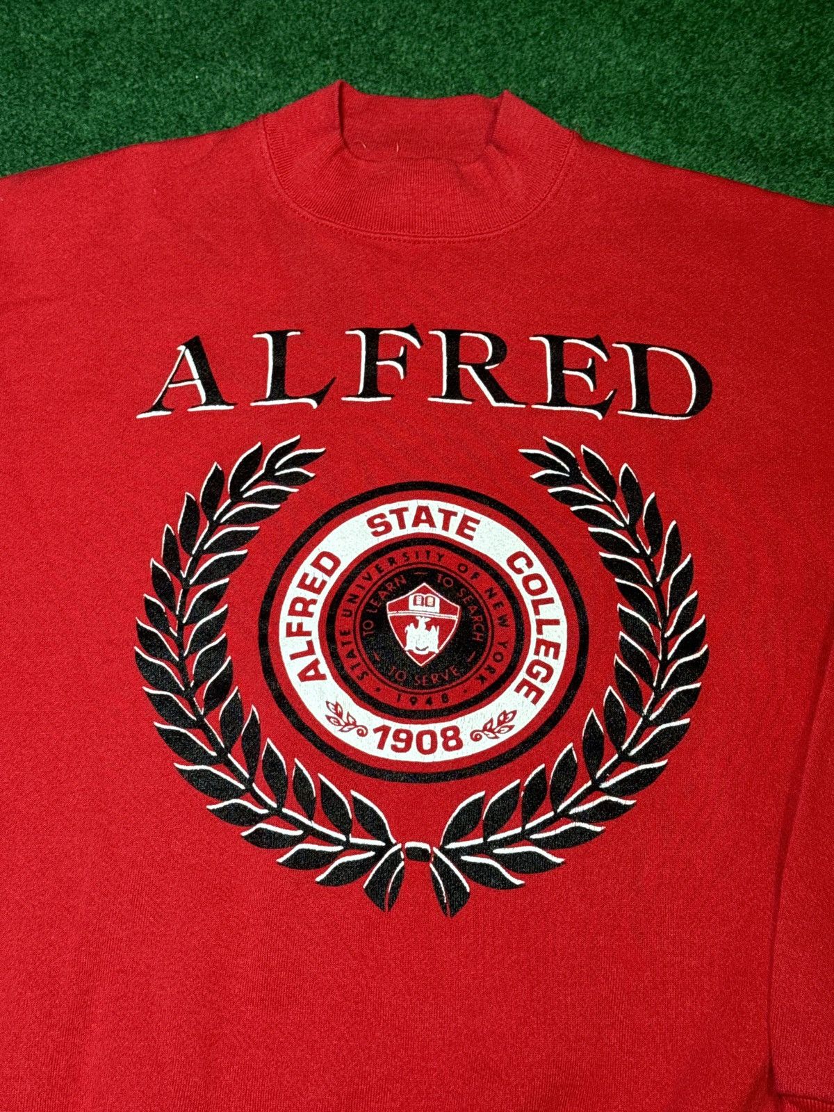 Vintage Vintage 80s 90s Alfred University New York Large Sweatshirt Size US L / EU 52-54 / 3 - 2 Thumbnail