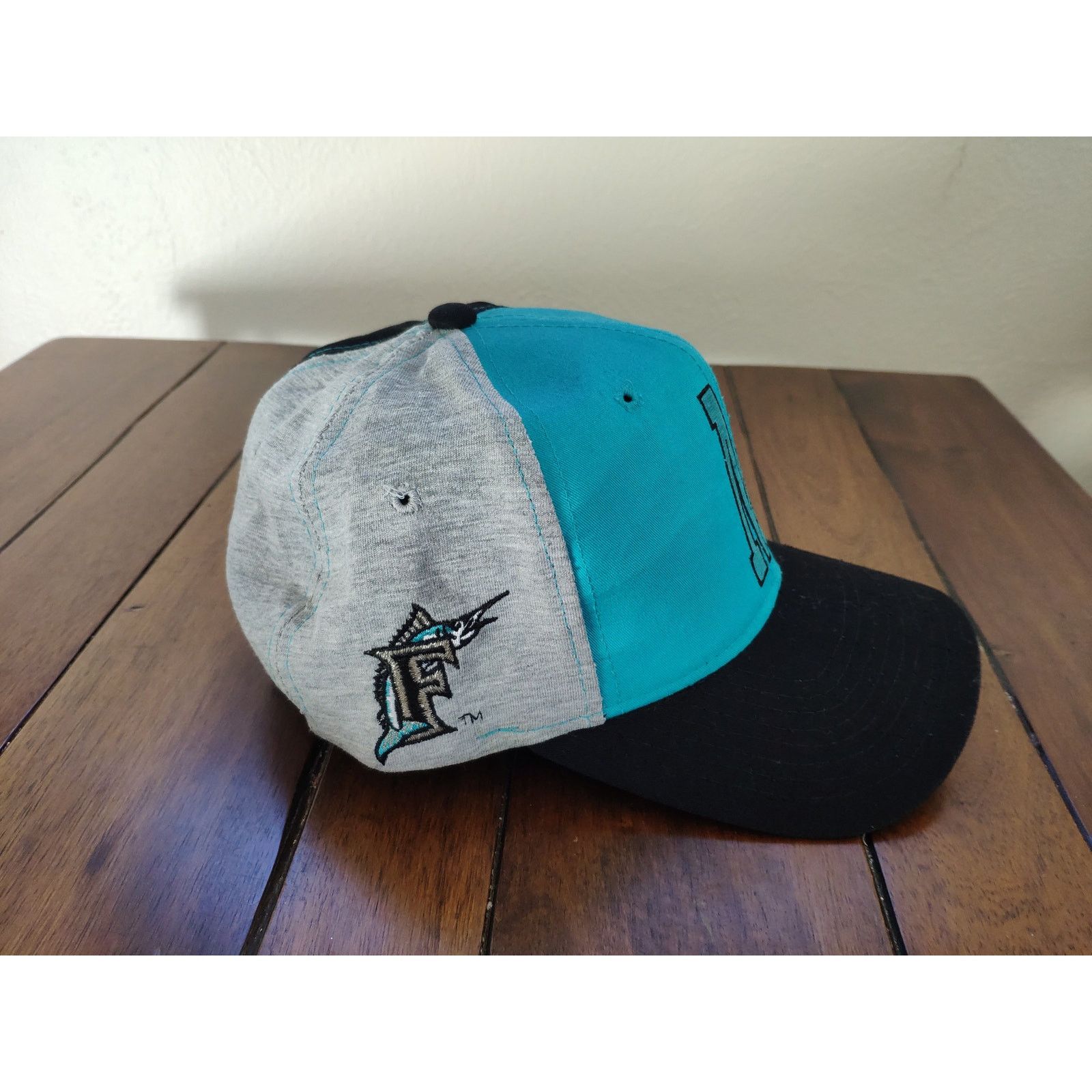 Starter Florida Marlins Starter Tri-Panel Snapback Inaugural Era Size ONE SIZE - 2 Thumbnail