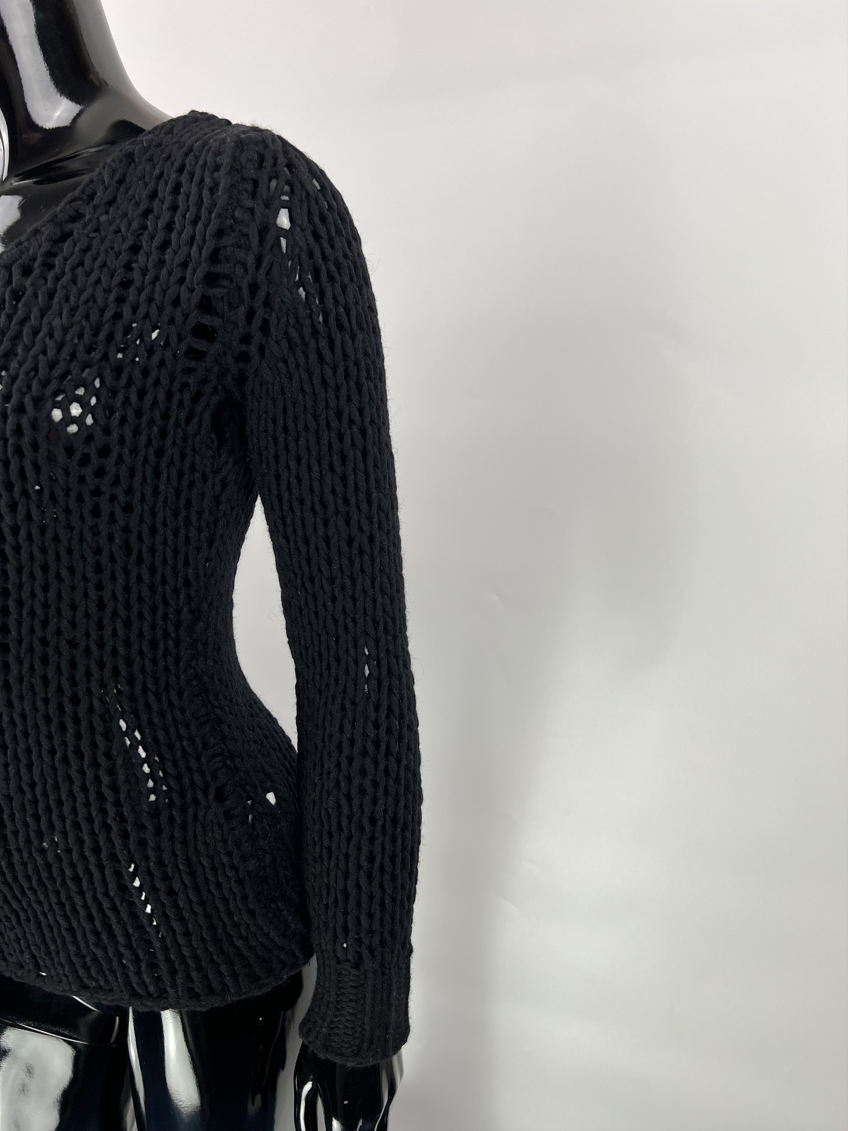 Pierre Balmain Pierre Balmain Mesh Knit Alpaca Wool Sweater Size S 40/26 Size S / US 4 / IT 40 - 5 Thumbnail