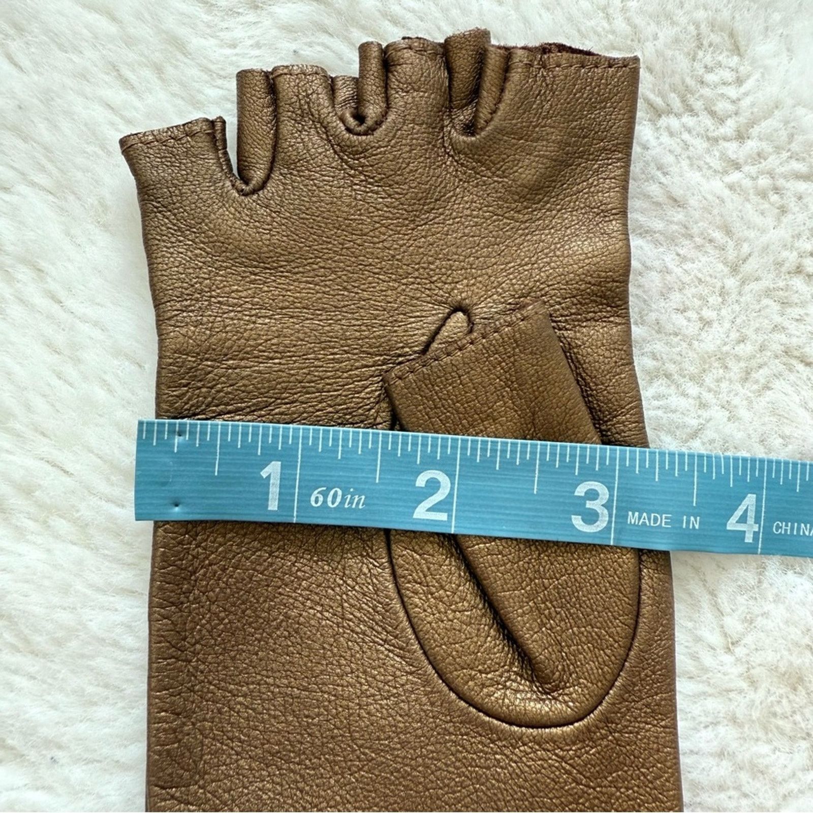 Chanel CHANEL women bronze gloves Authentic Size ONE SIZE - 7 Thumbnail