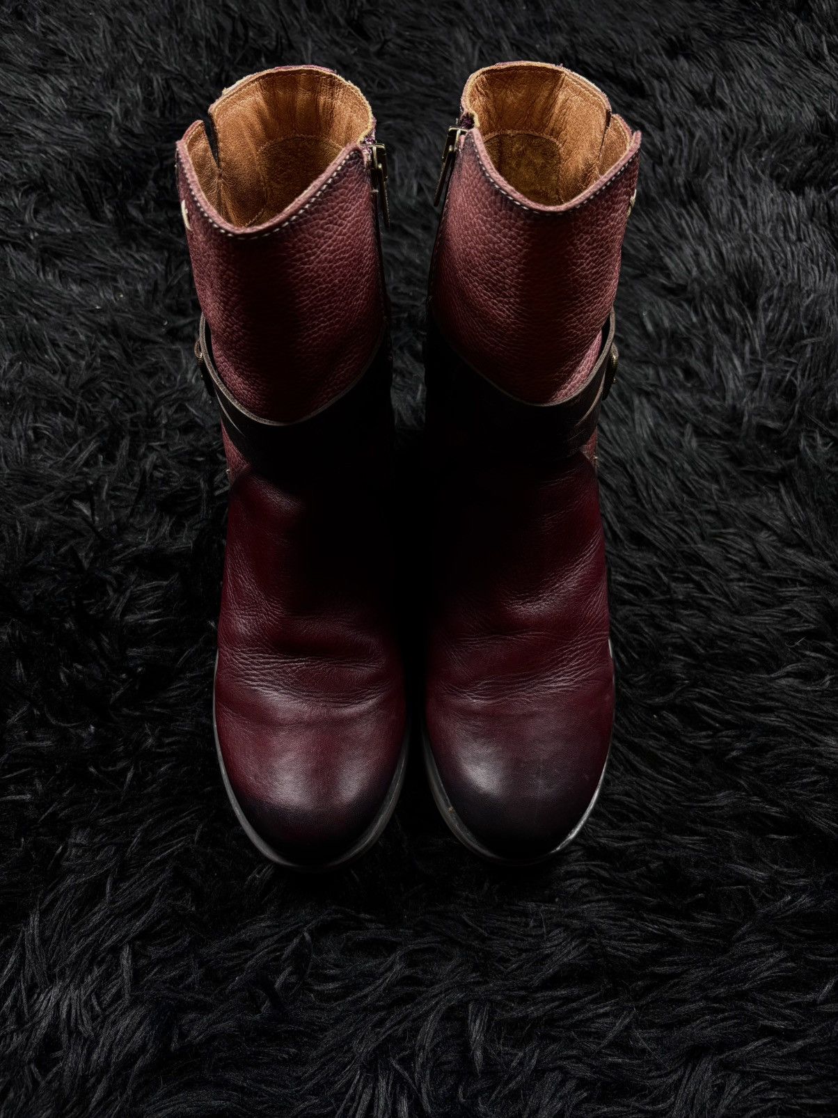 14th Addiction 14th Addiction Style Archive Avant Garde Leather Blood Boots Size US 9 / EU 42 - 6 Thumbnail