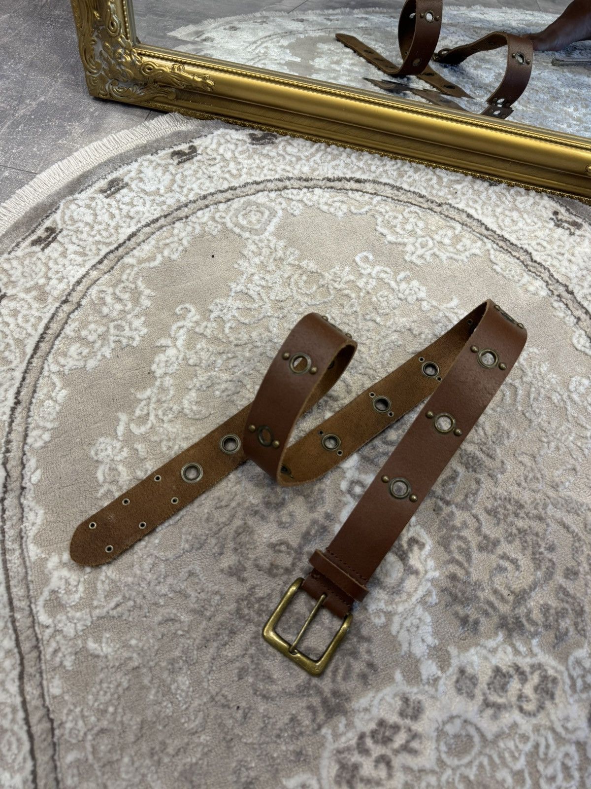 If Six Was Nine VTG Number Nine Y2K JAPANESE BELT GOTH PUNK RAVE KANYE STYLE Size ONE SIZE - 3 Thumbnail