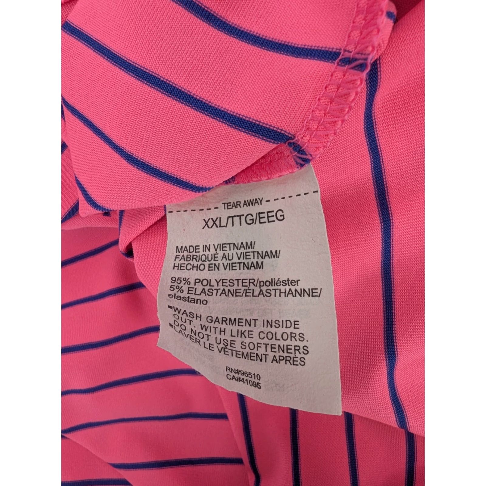 Under Armour Under Armour The Playoff Polo Short Sleeve Pink Striped Men’s 2XL 1351130 Size US XXL / EU 58 / 5 - 7 Thumbnail