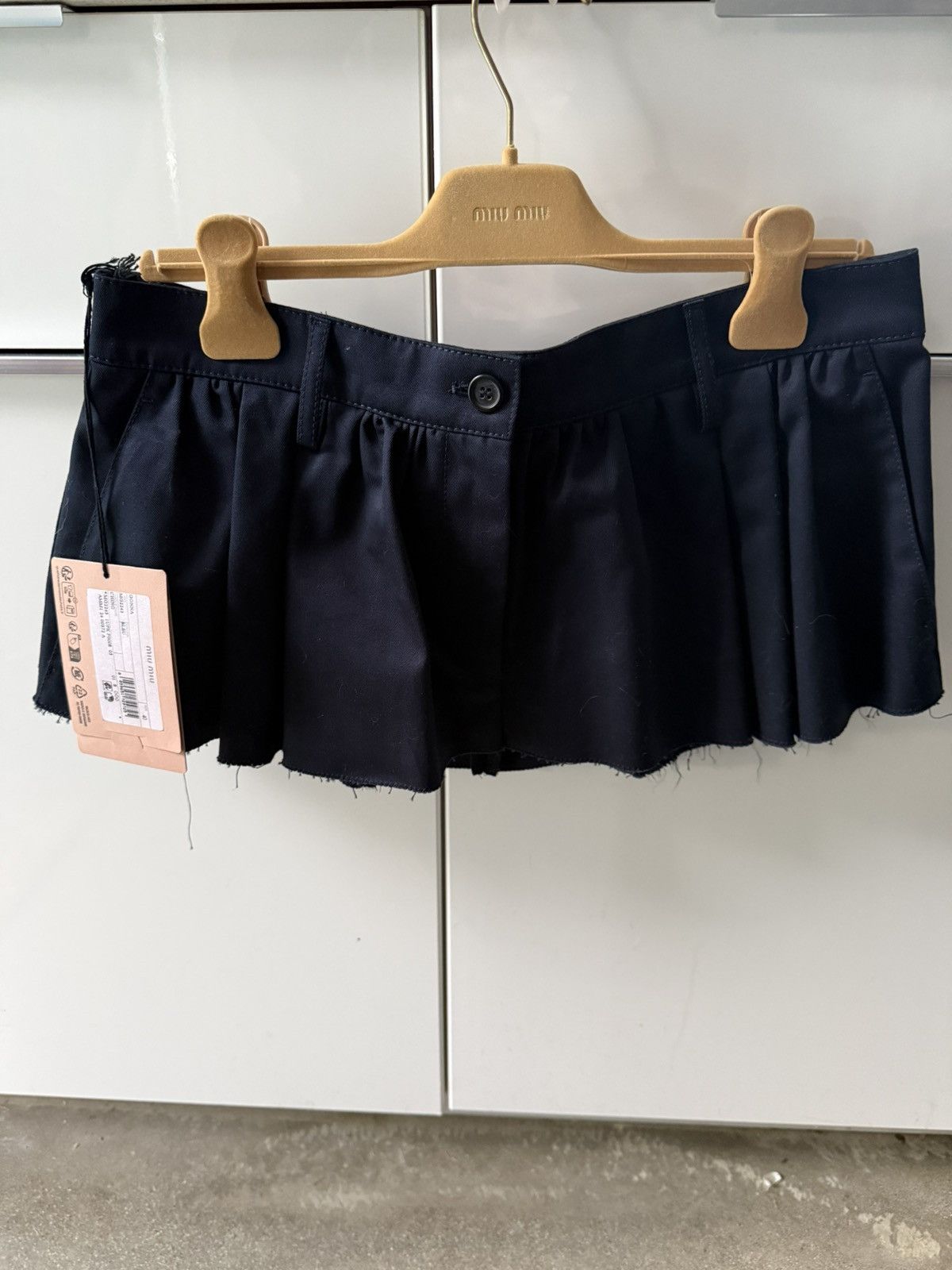 Miu Miu Miu Miu Chino Mini Skirt Size 27" / US 4 / IT 40 - 3 Thumbnail