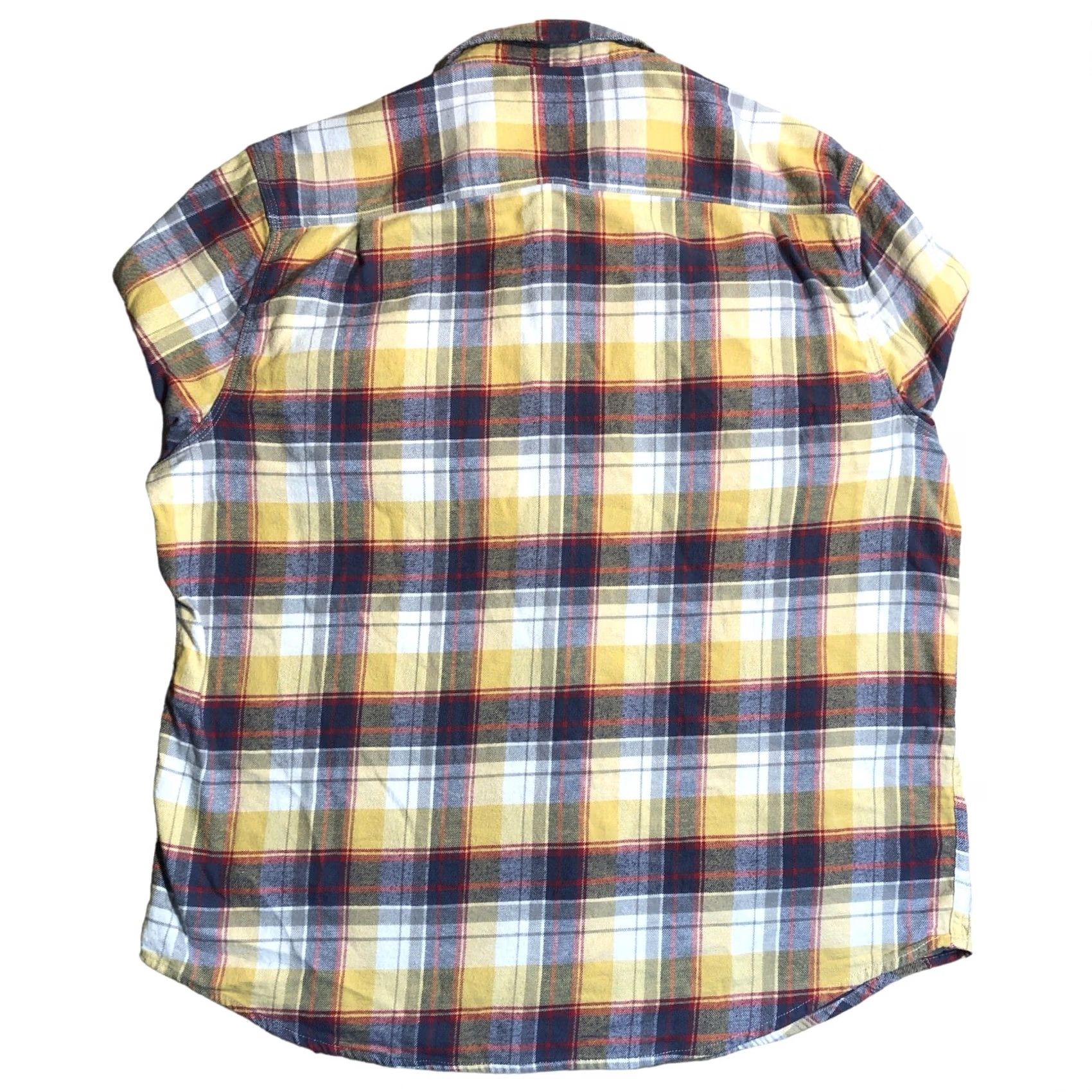 Lucky Brand Lucky Brand Flannel Shirt Mens XL Blue Yellow Plaid Long Sleeve Button-Up Casual Workwear Streetwear Vintage No Size US XL / EU 56 / 4 - 3 Thumbnail