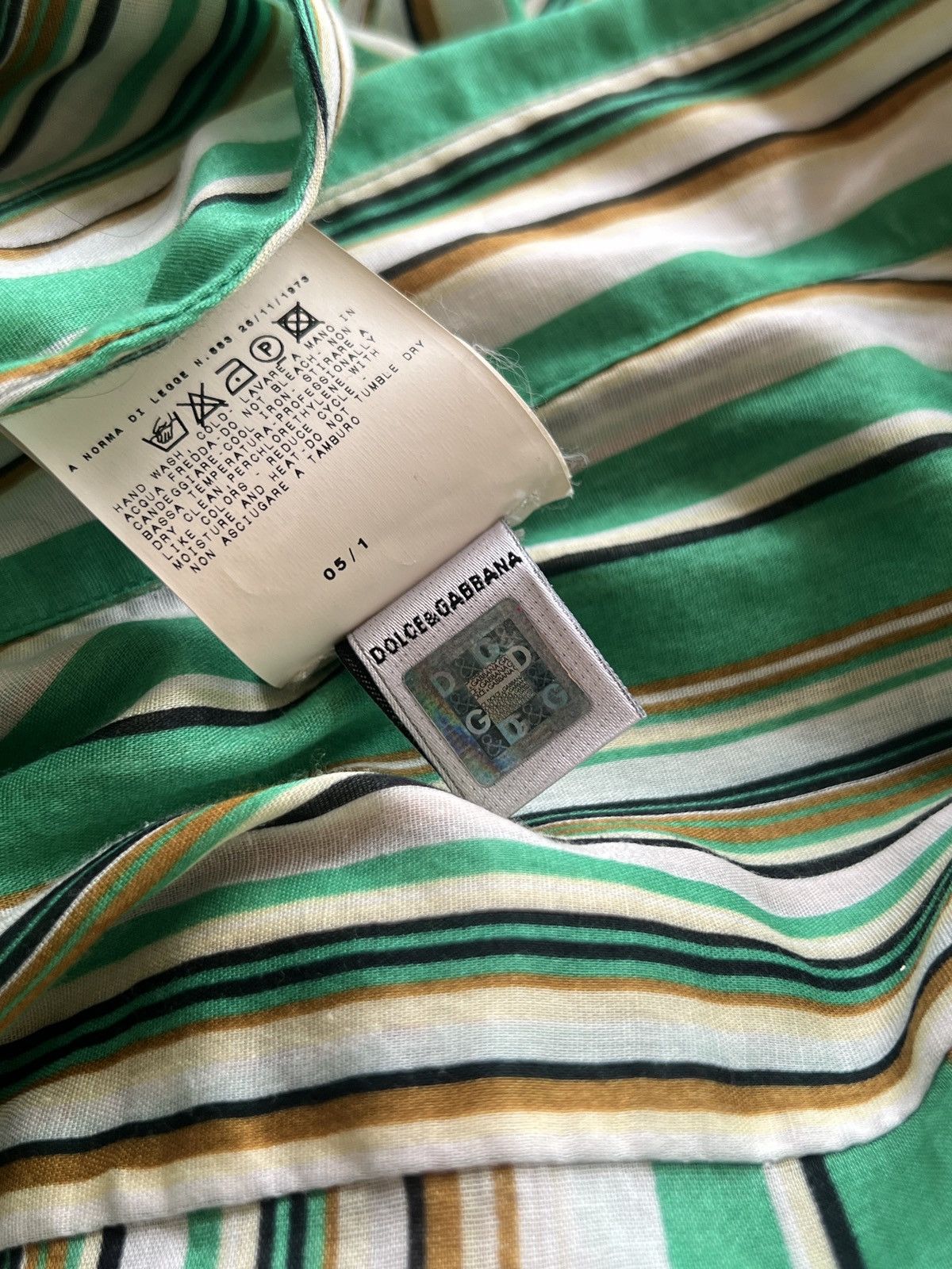 Dolce & Gabbana Dolce & Gabbana - Dress shirt Size 38R - 7 Thumbnail