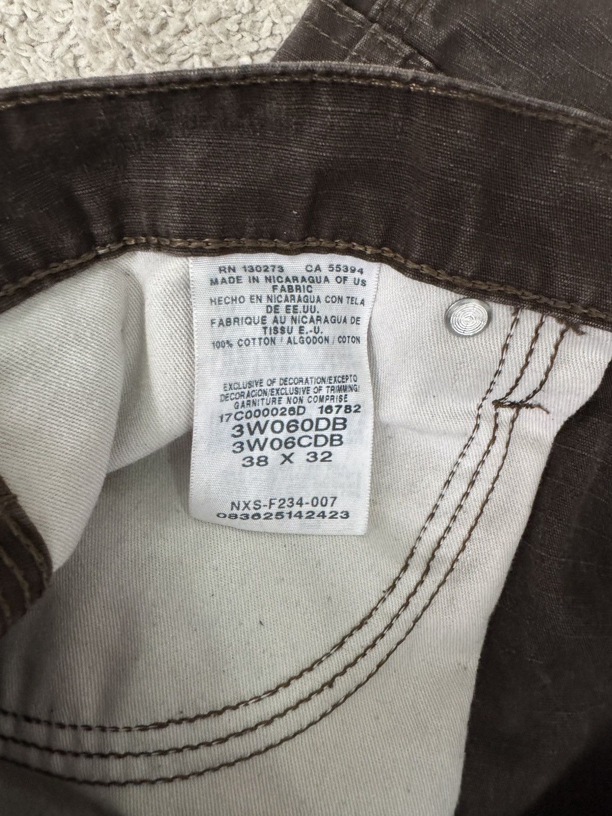 Vintage × Wrangler Wrangler work pants Size US 38 / EU 54 - 6 Thumbnail