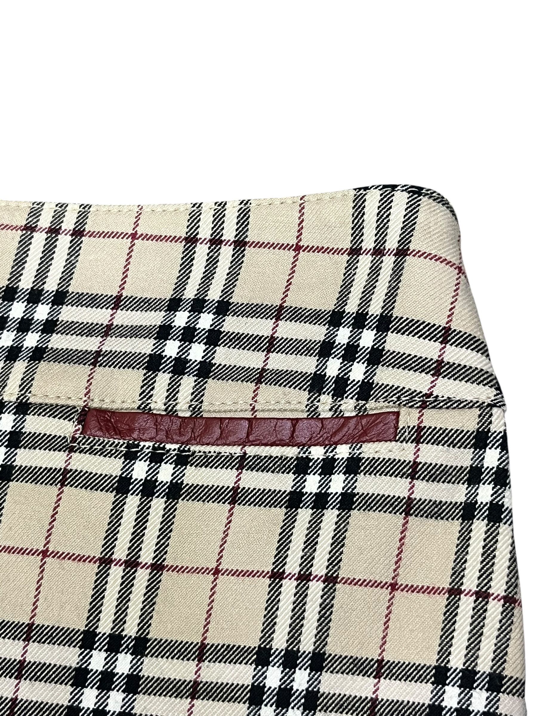 Burberry Burberry Blue Label Nova Check Zip Skirt Japan Size 25" / US 0 / IT 36 - 3 Thumbnail