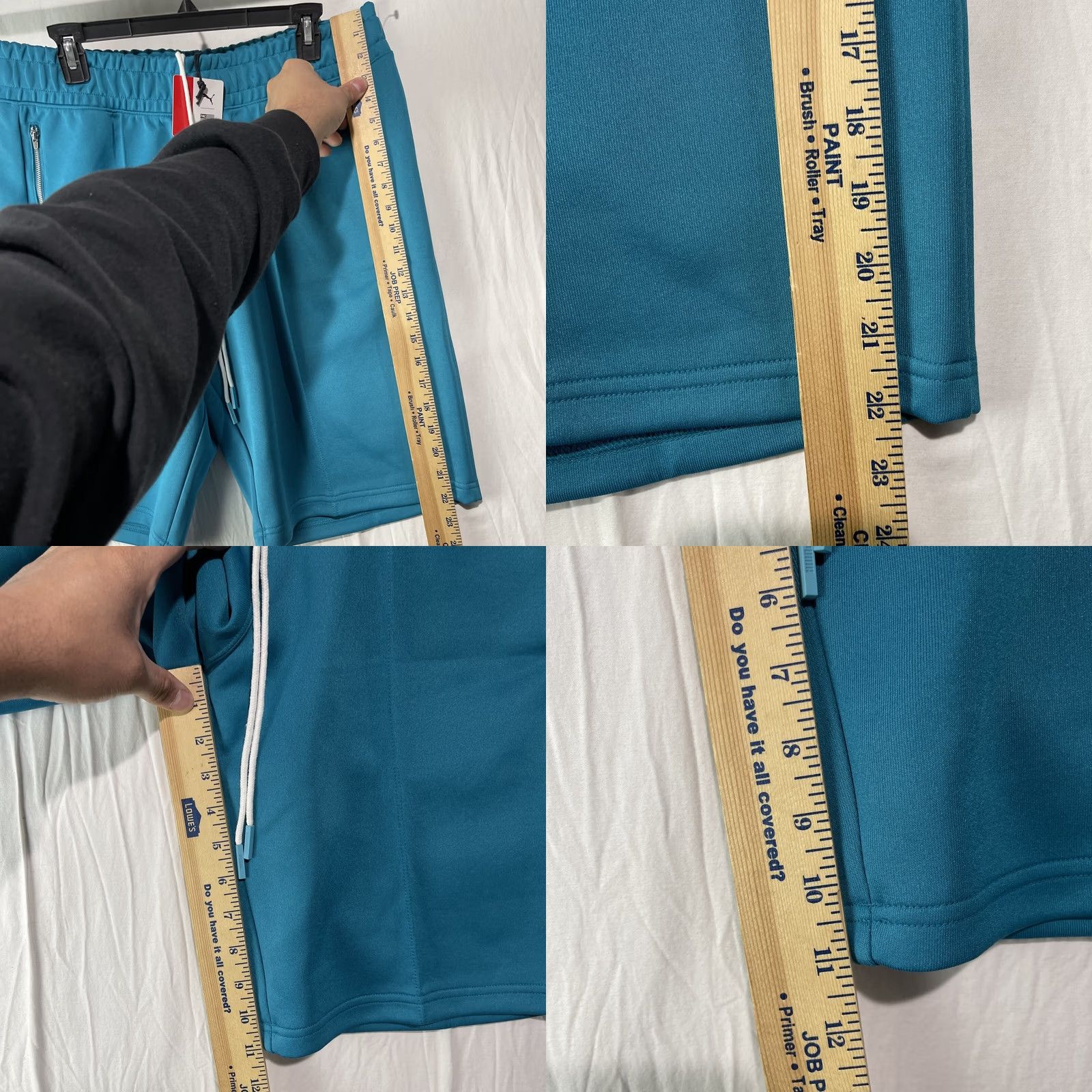 Puma PUMA Shorts Mens XL Hussle Way Bermuda Nipsey Hussle Marathon Continues Blue Cotton Blend Shorts Mens Blue Nike Shirt Size US 36 / EU 52 - 8 Thumbnail