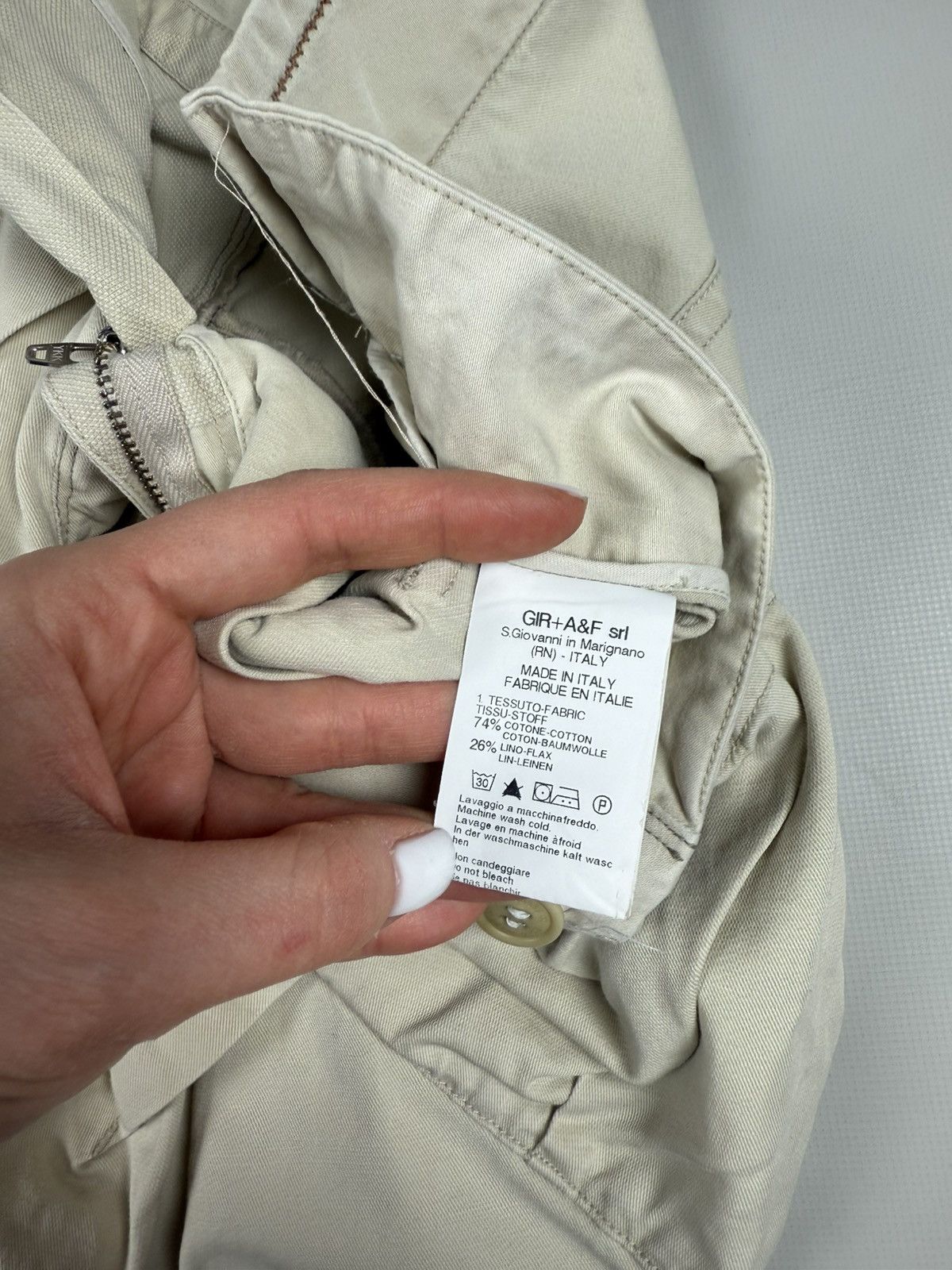 Marithe + Francois Girbaud × Vintage Girbaud Vintage Avant-Garde Cargo Pockets Baggy Chino Pants Size US 32 / EU 48 - 16 Thumbnail