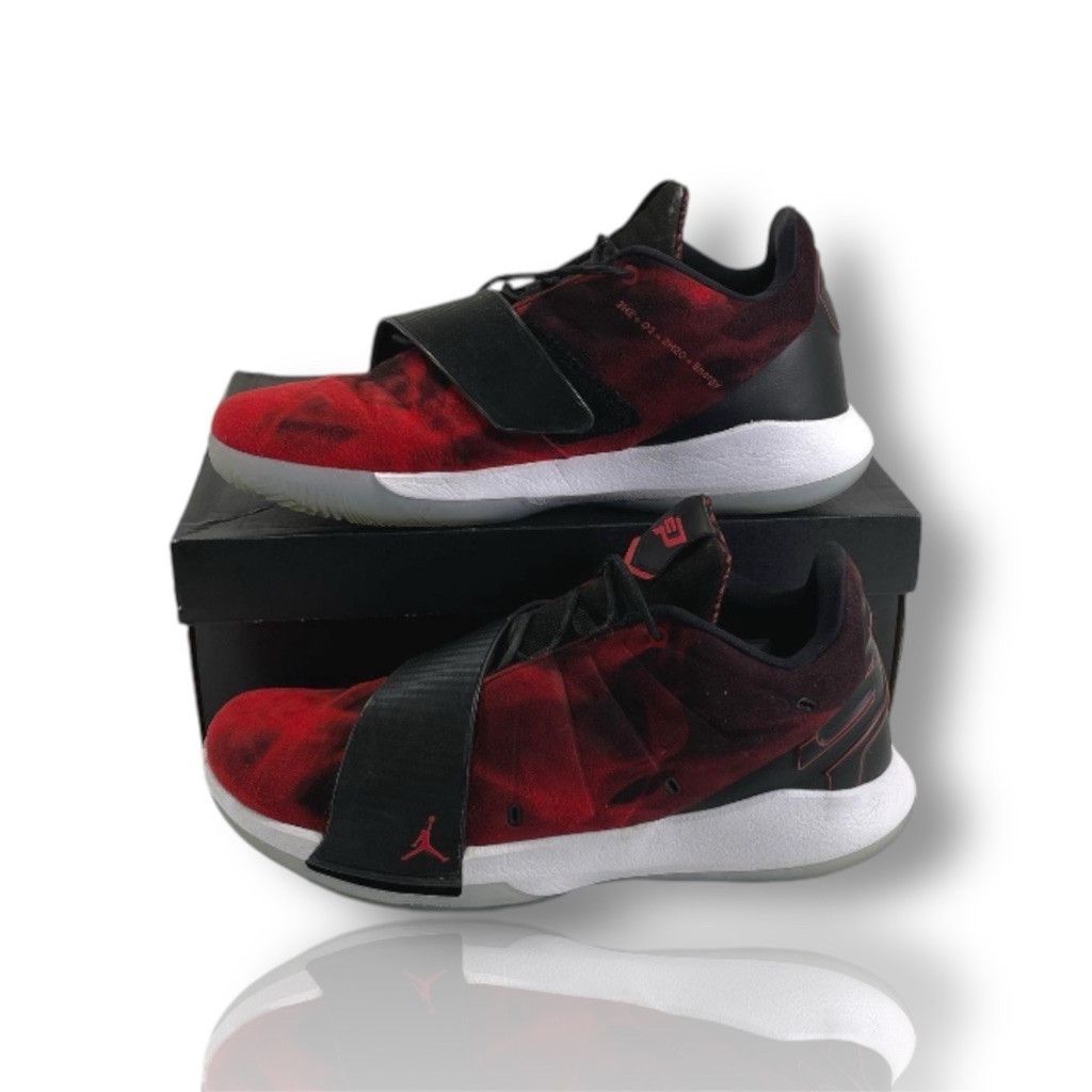 Jordan Brand × Nike Jordan CP3.XII Rocket Fuel Basketball Shoes - Red/Black Size US 12 / EU 45 - 3 Thumbnail