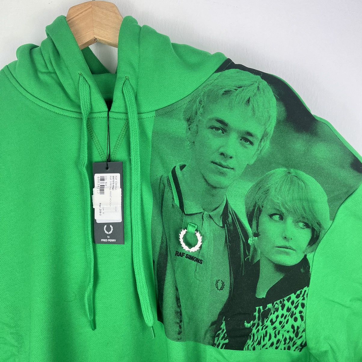 Raf Simons RAF Simons x Fred Perry Print Oversized Hoodie New With Tag Size US M / EU 48-50 / 2 - 3 Thumbnail