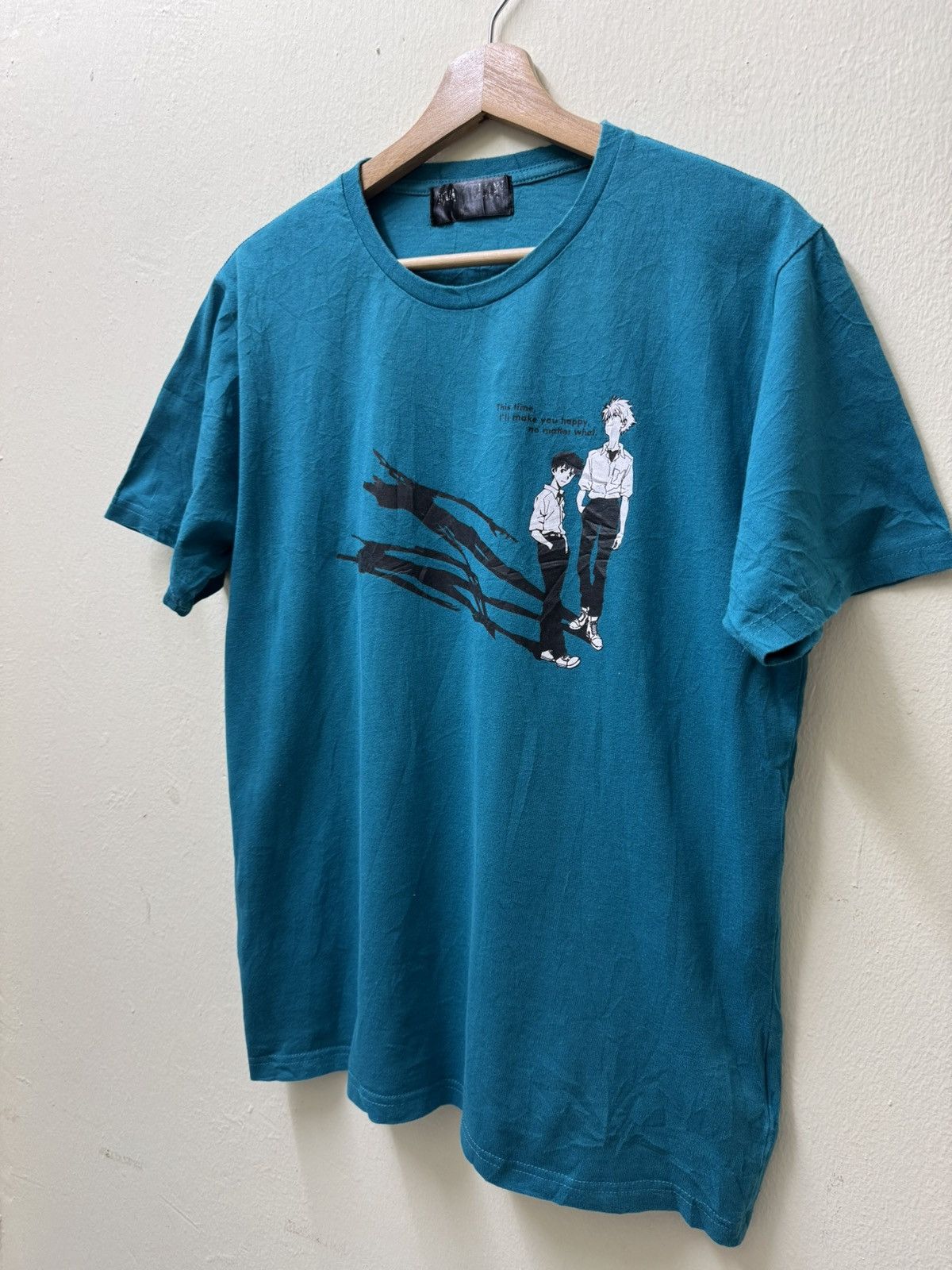 Anime Vintage Evangelion Kaworu Nagisa and Shinji Ikari Size US L / EU 52-54 / 3 - 3 Thumbnail