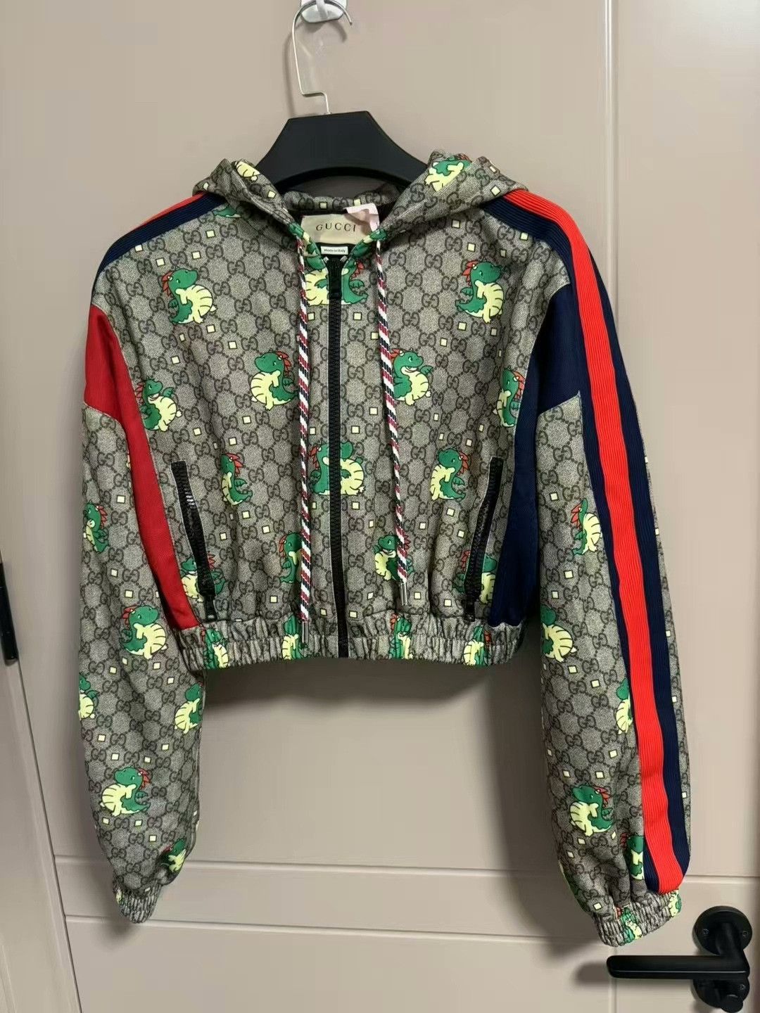 Gucci gucci classic cartoon logo crop jacket Size S / US 4 / IT 40 - 1 Thumbnail