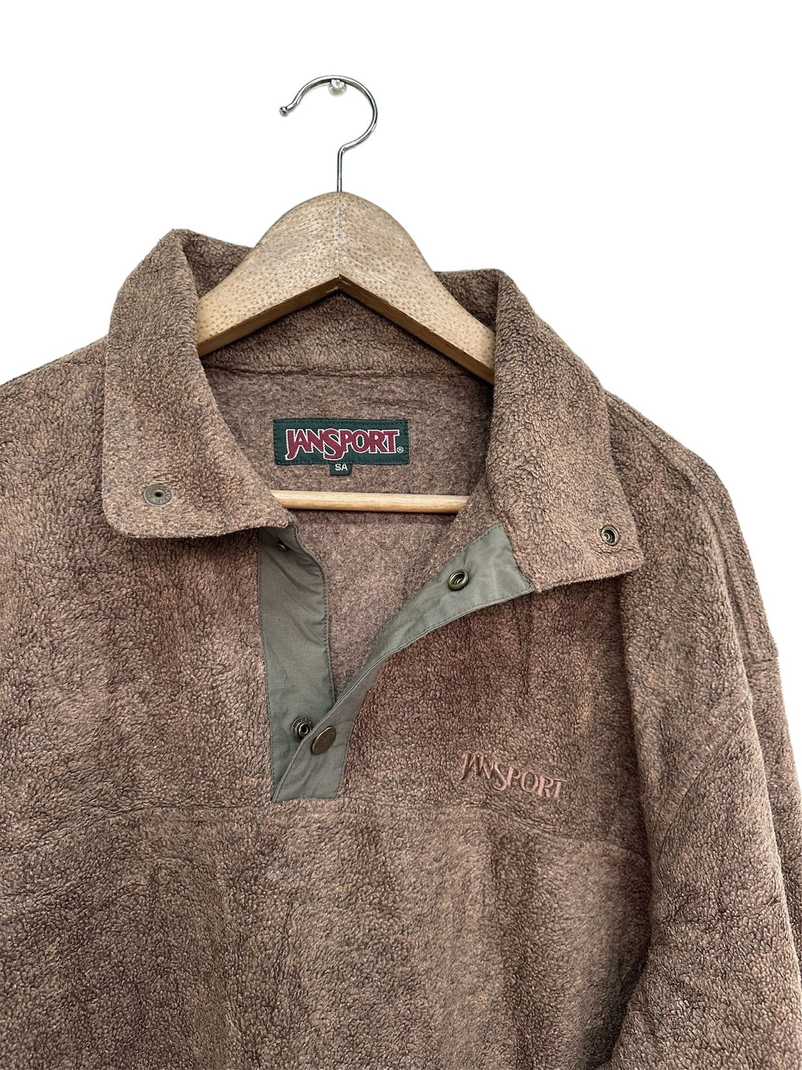 Jansport Vintage Jansport Fleece Sweater Jacket Size US L / EU 52-54 / 3 - 6 Thumbnail