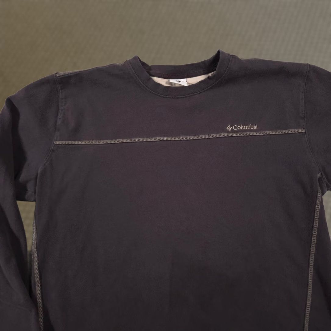 Logo 7 VINTAGE Columbia Shirt Mens XL Gray Long Sleeve Crewneck Outdoor Hiking Logo Size US XL / EU 56 / 4 - 1 Thumbnail