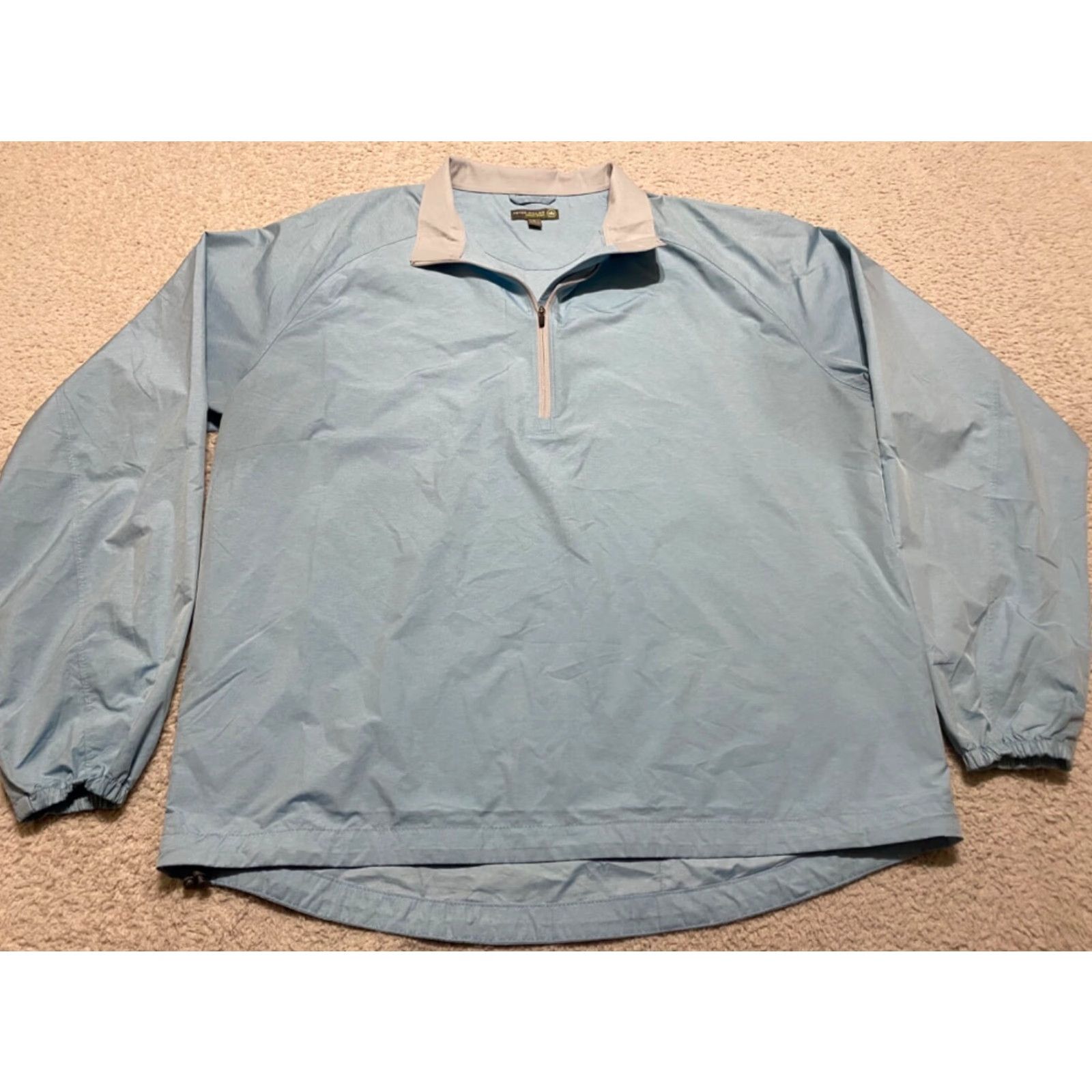 Peter Millar Peter Millar Mens Large Jacket Blue 1/4 Zip Pullover Crown Sport Golf Outdoor Jacket Mens Large Blue 1/4 Zip Pullover Crown Sport Golf Outdoor Size US L / EU 52-54 / 3 - 3 Thumbnail